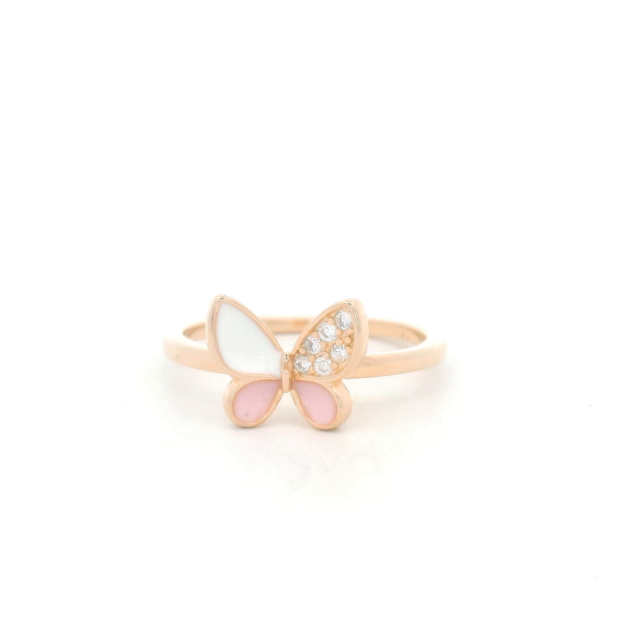 Butterfly Ring with Gemstone