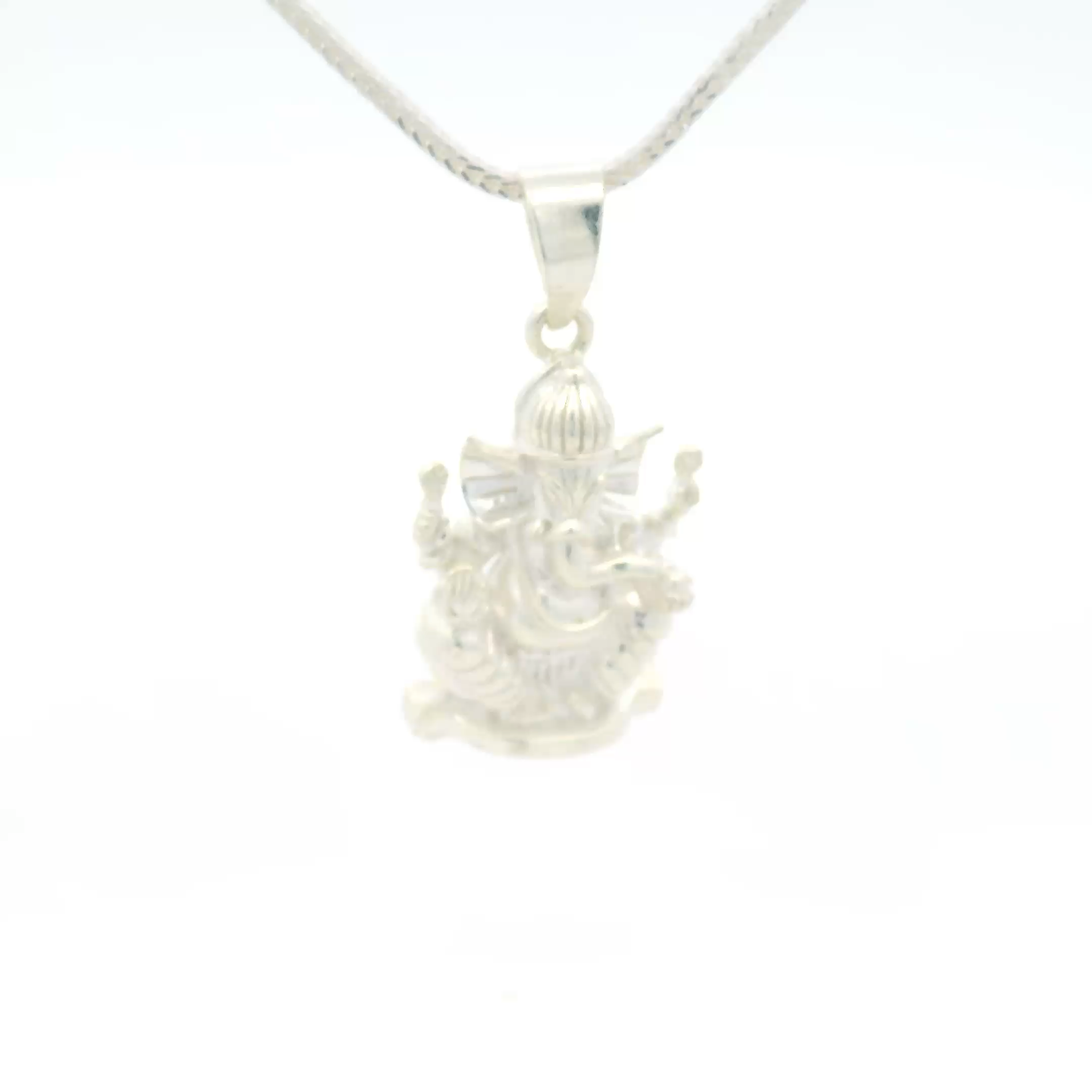 Silver Ganesh Pendant for Men