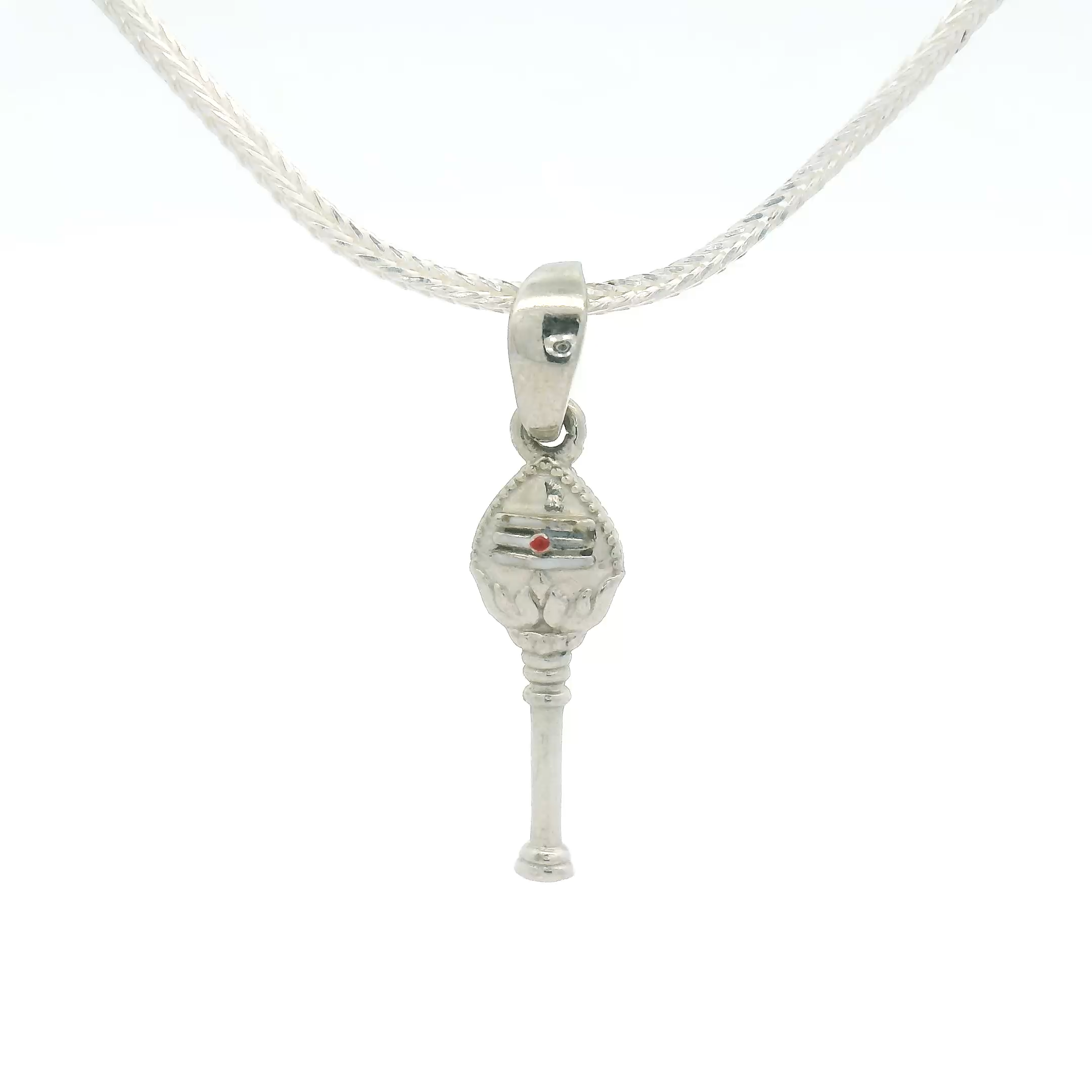 Silver Pendant with Vel Design