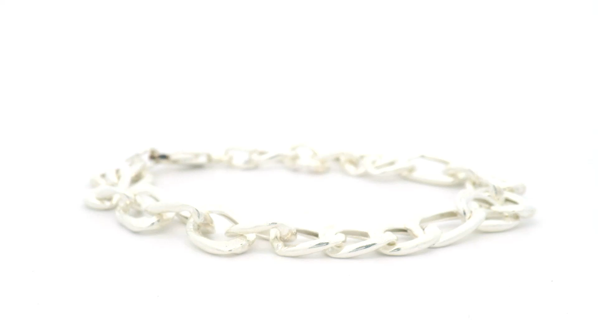 925 Pure Silver Chain Bracelet for Mens