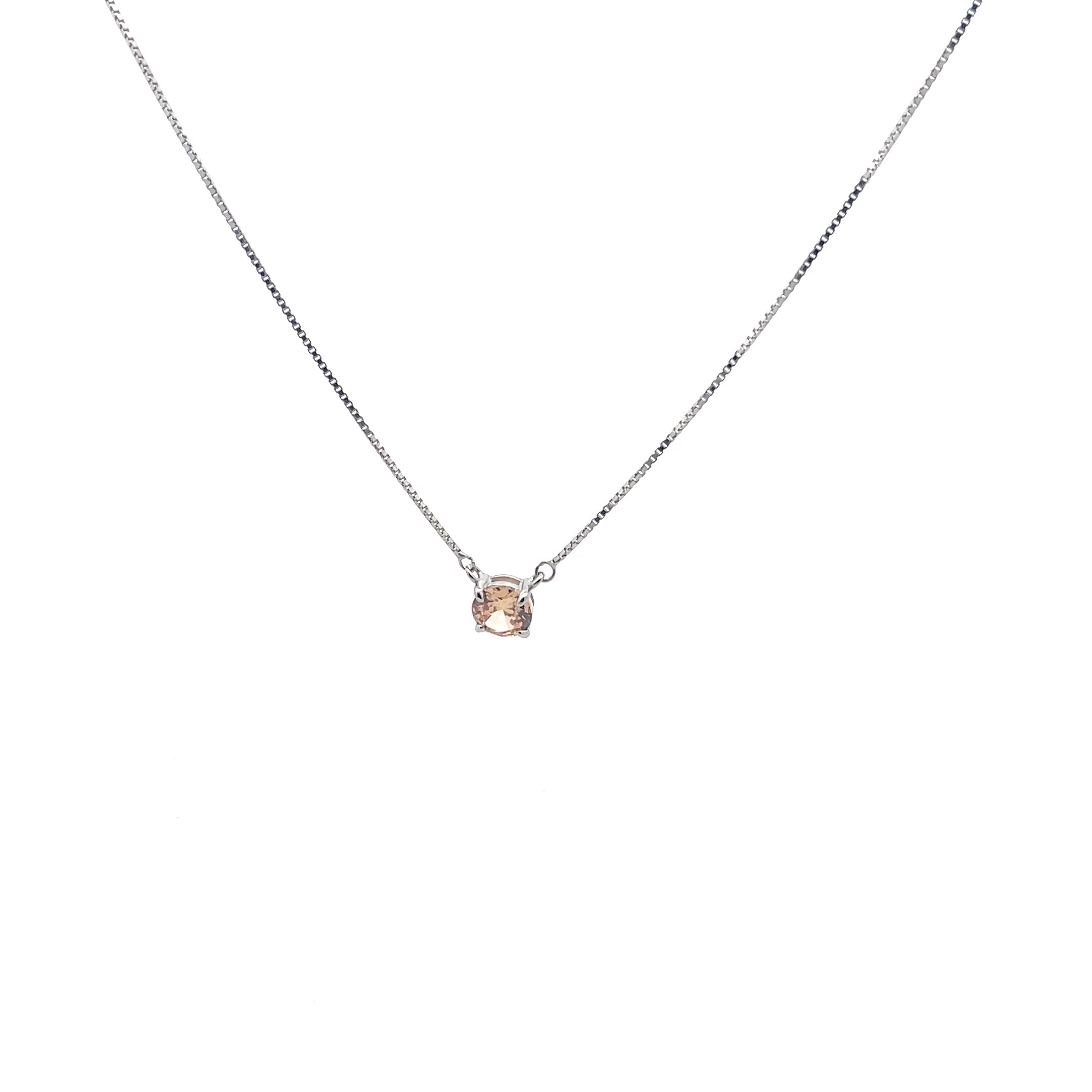 925 Silver Red Gemstone Pendant