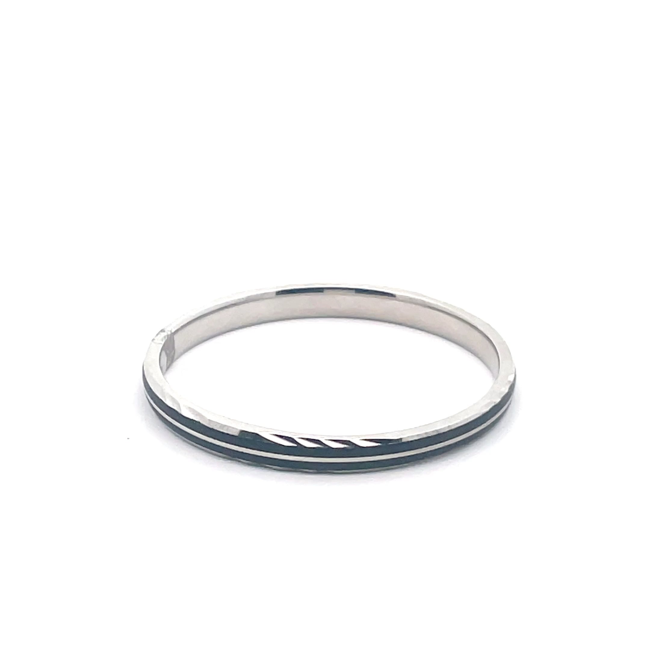 925 Silver and Black bracelets