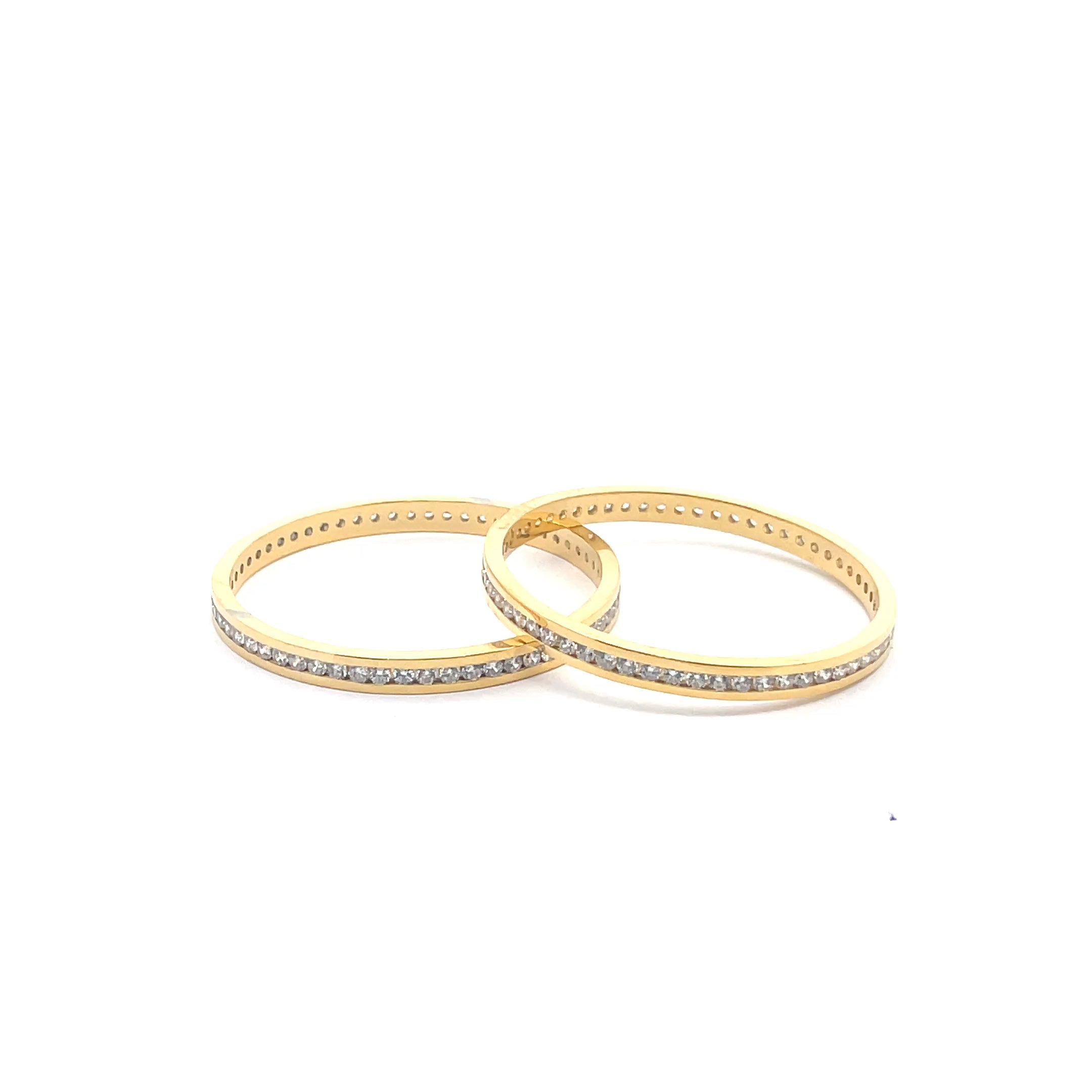 Beautiful Gold Plated and Diamond bangles