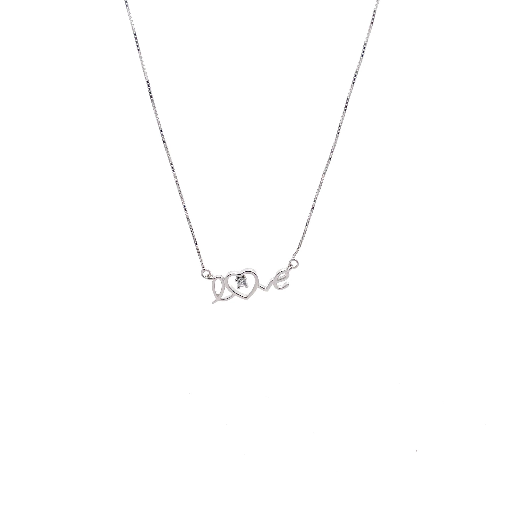 Charming Love Pendant Chain