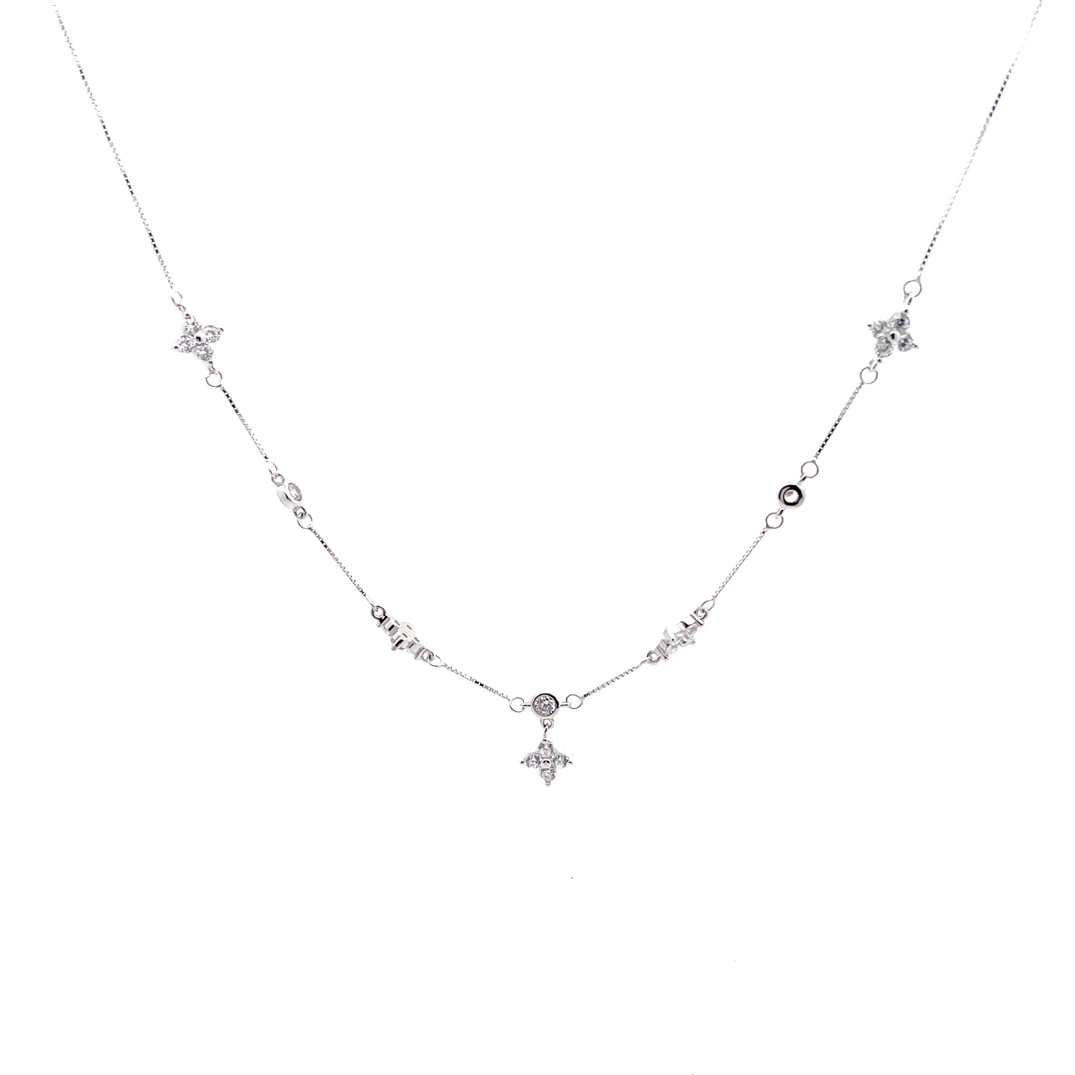 Silver Star Pendant Chain