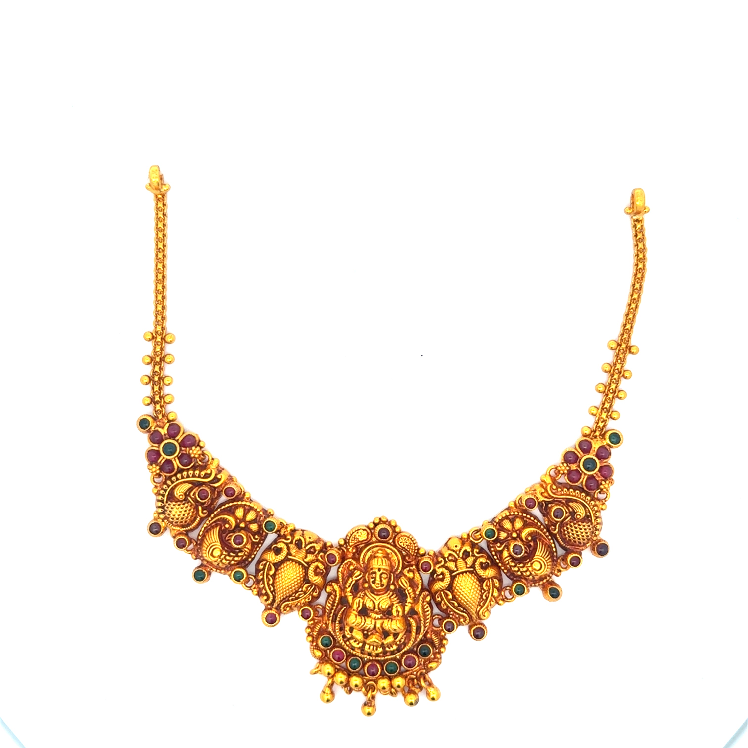 Nagas Nakshi Necklace with Intricate Design