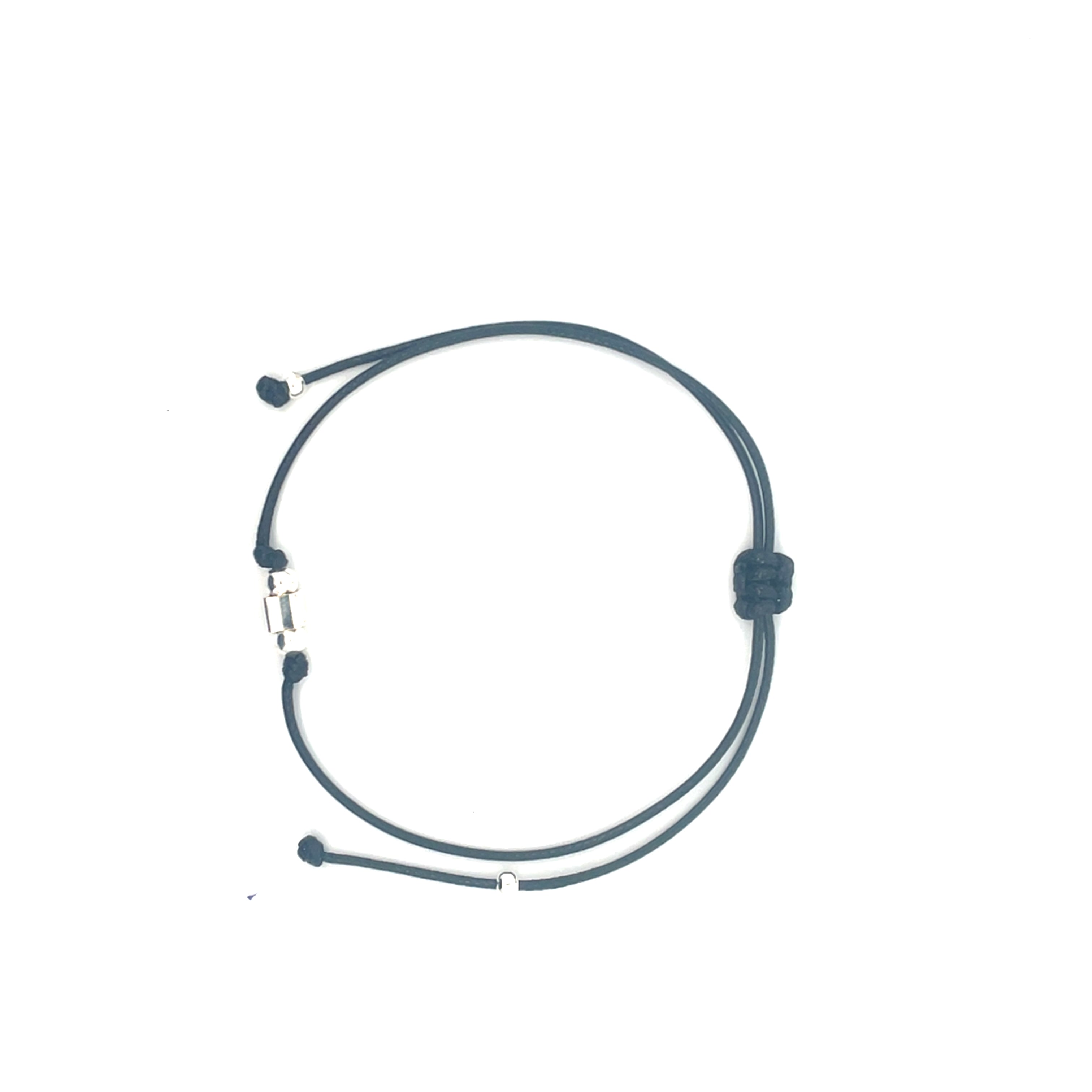 Morden Black Cord Anklets for Womens