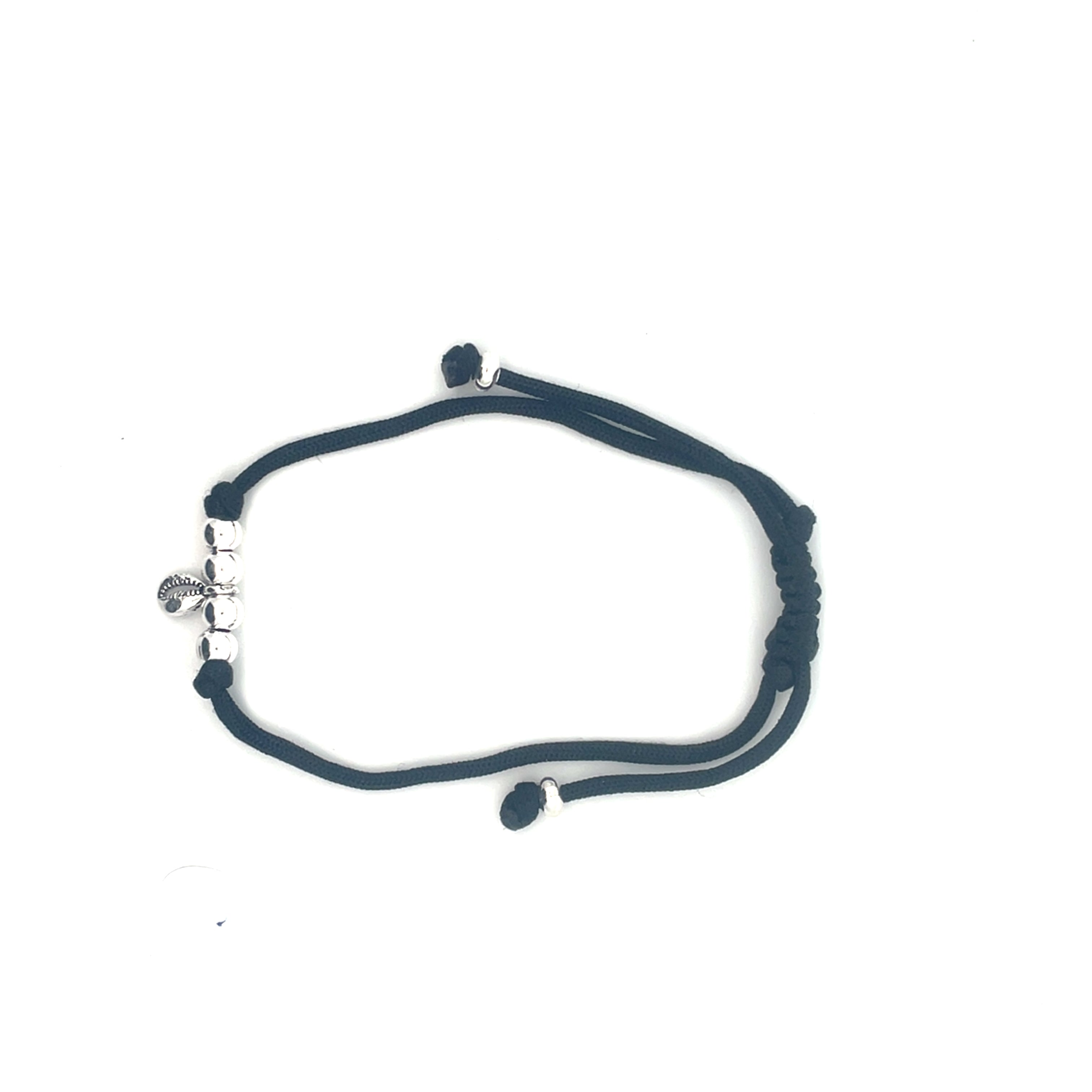 Stylish Black Cord Anklets