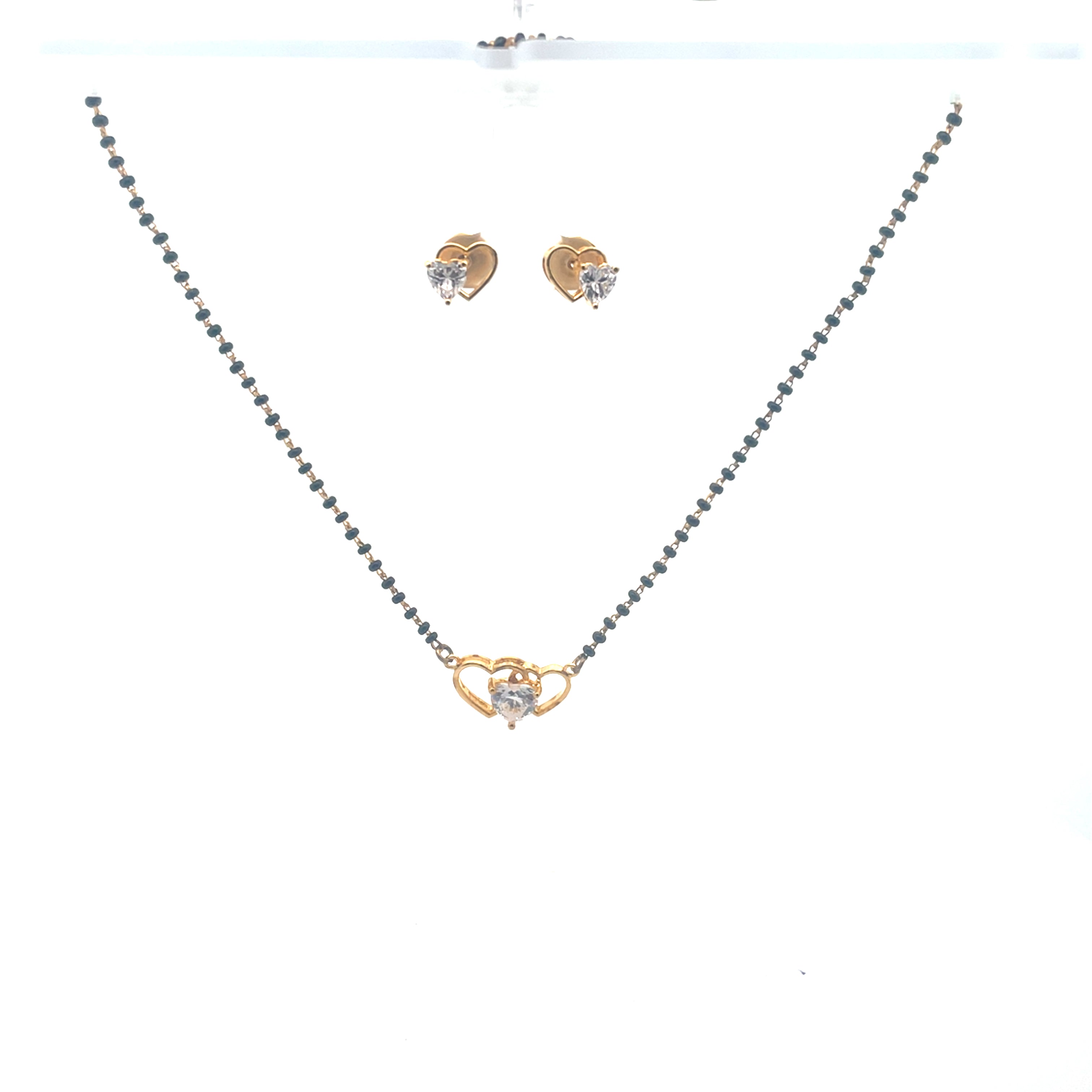 Heart Mangal Sutra Set for Women