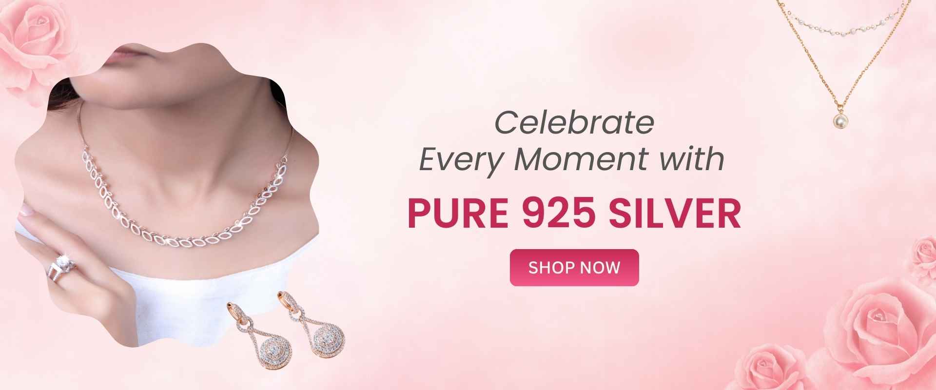 celebrate every moment with 925 pure silver