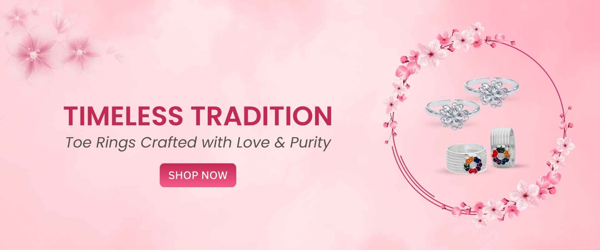 Toe rings crafted with love & purity