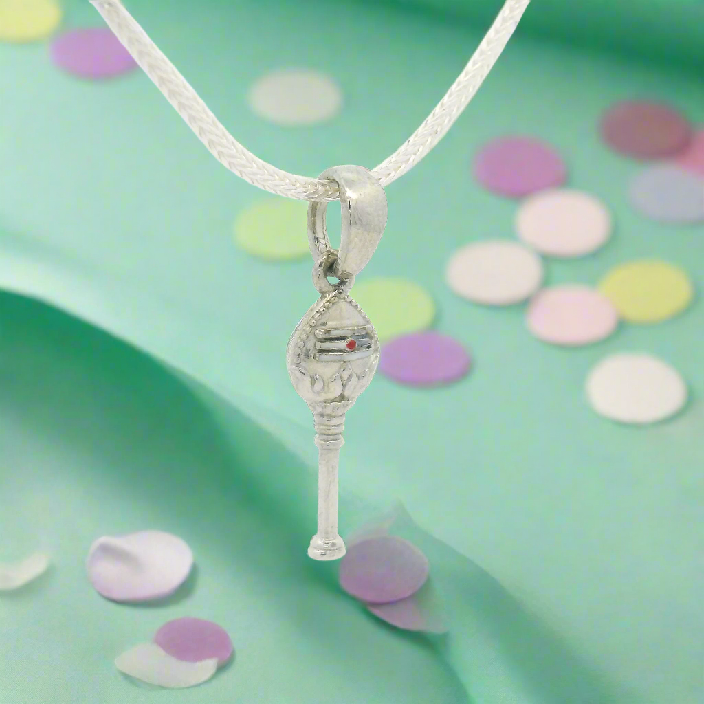 Silver Pendant with Vel Design