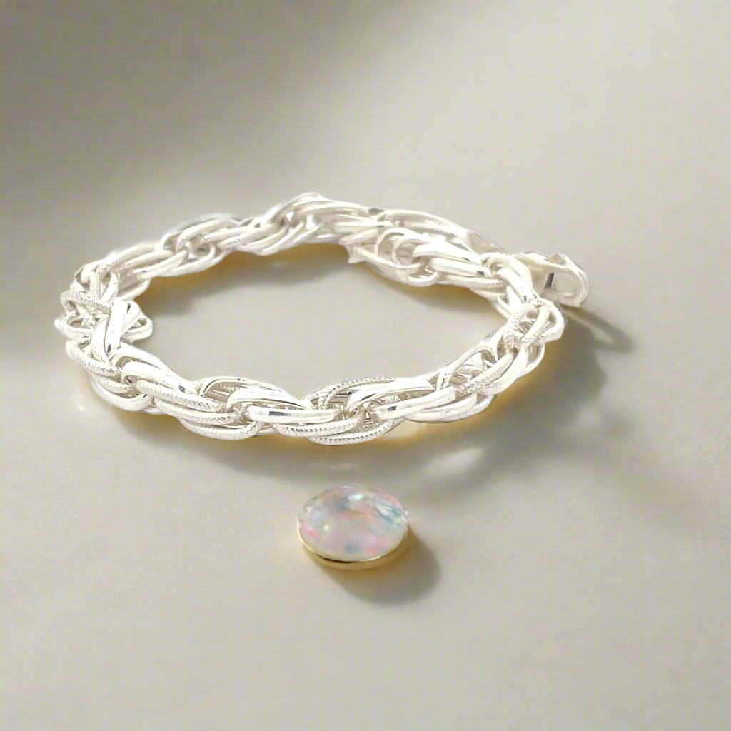 925 Silver Chain Bracelet for Gents