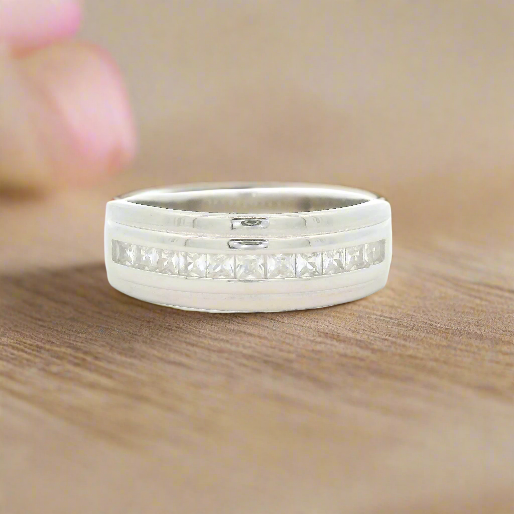 925 Silver Mens Ring for Office Wear