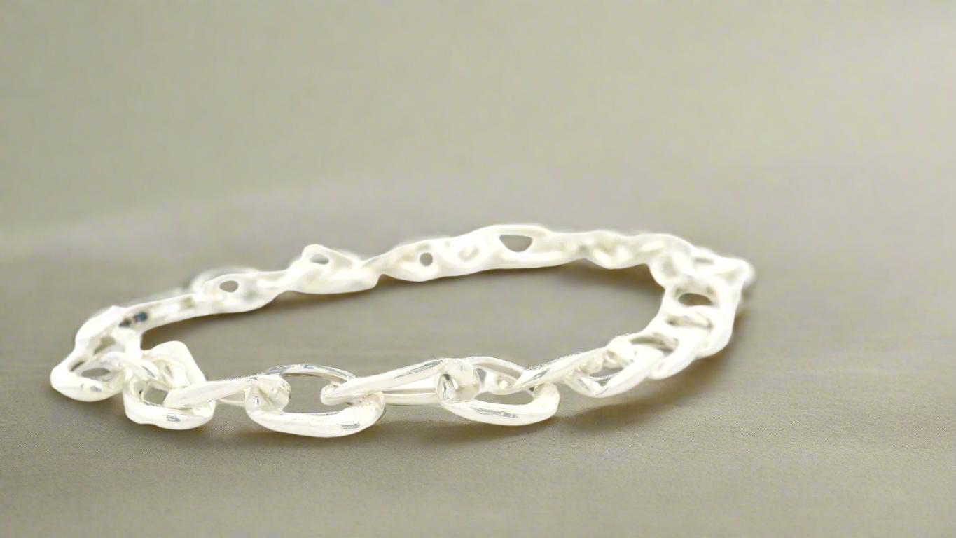 925 Pure Silver Chain Bracelet for Mens