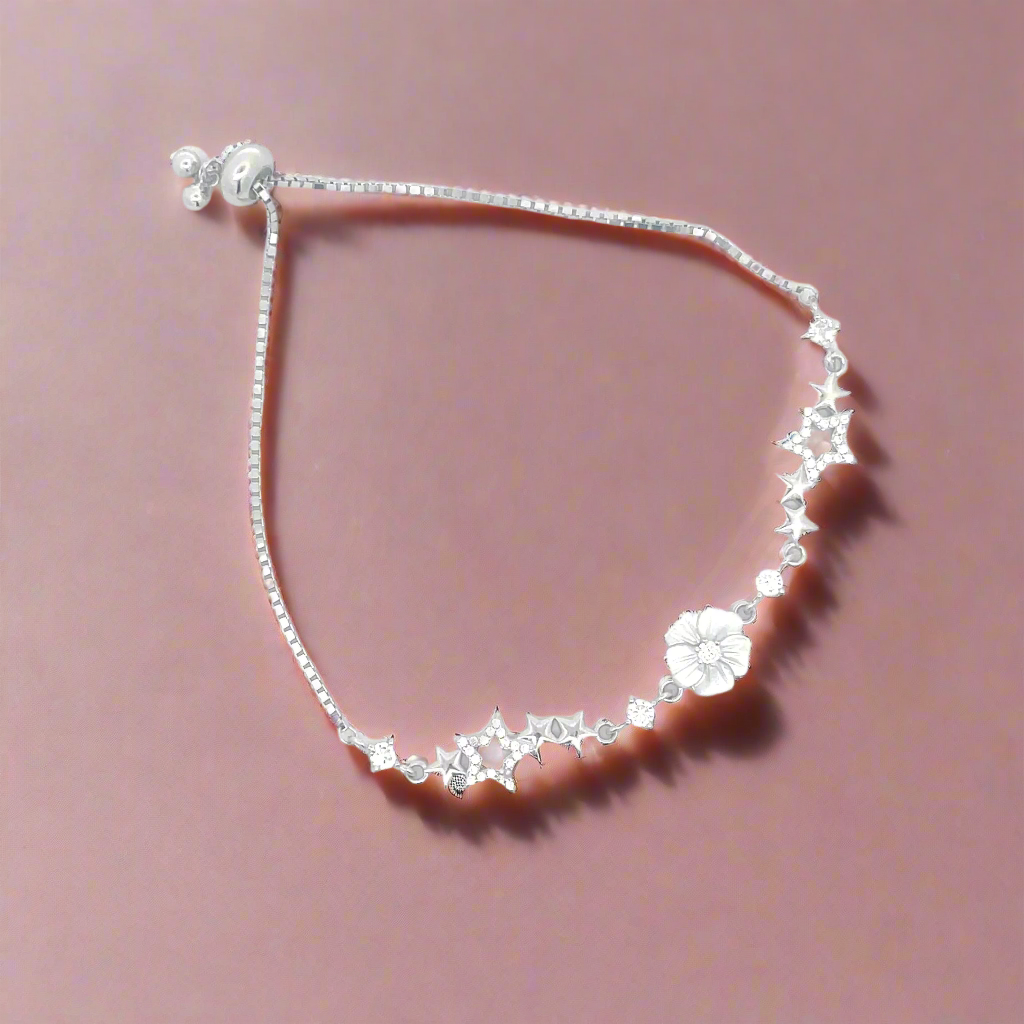 925 Silver and Shell Bracelet