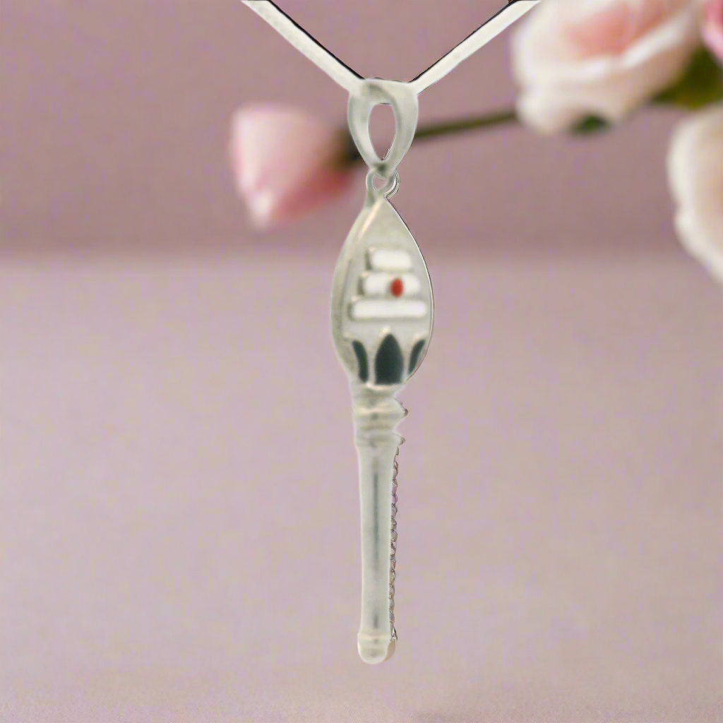 Oxidised Silver Pendant for Murugan Vel