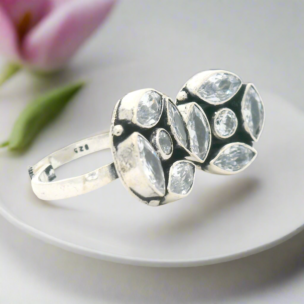 Silver Antique and Gemstone Toerings