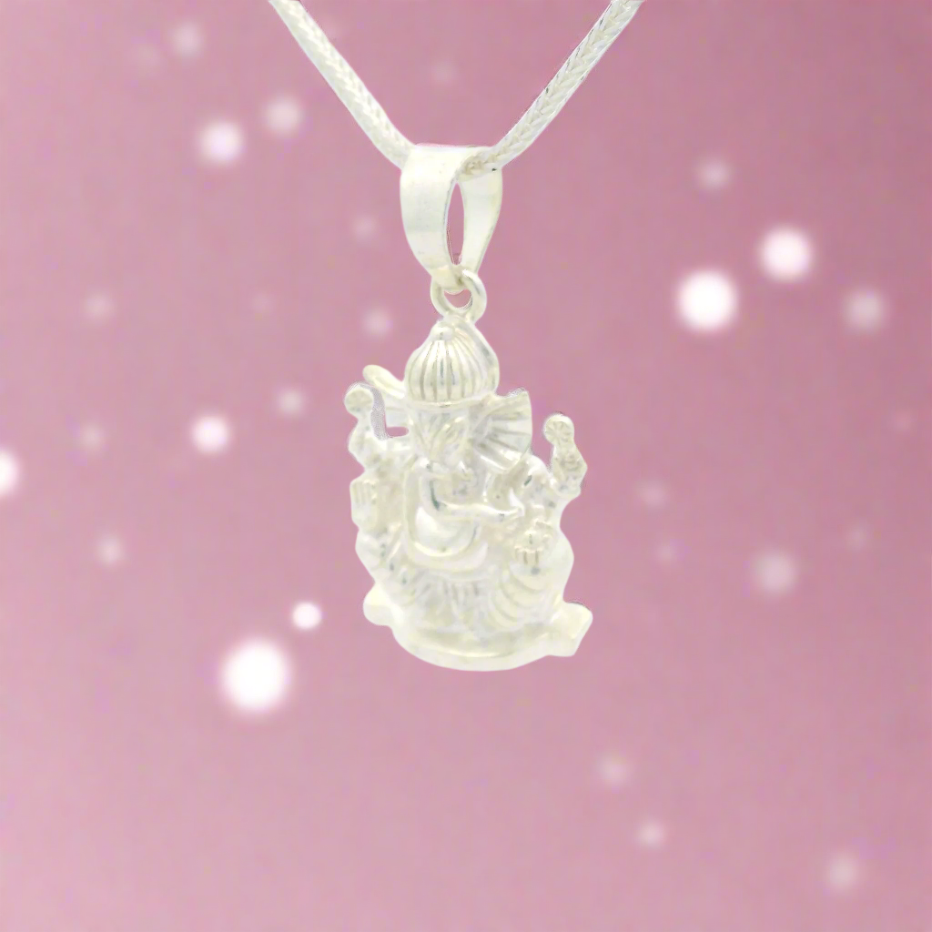 Silver Ganesh Pendant for Men