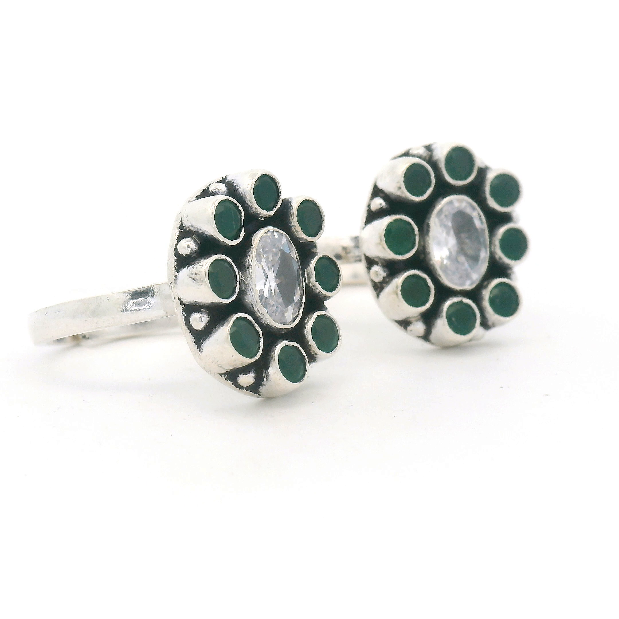 Maharani Gem Studded Toe Ring