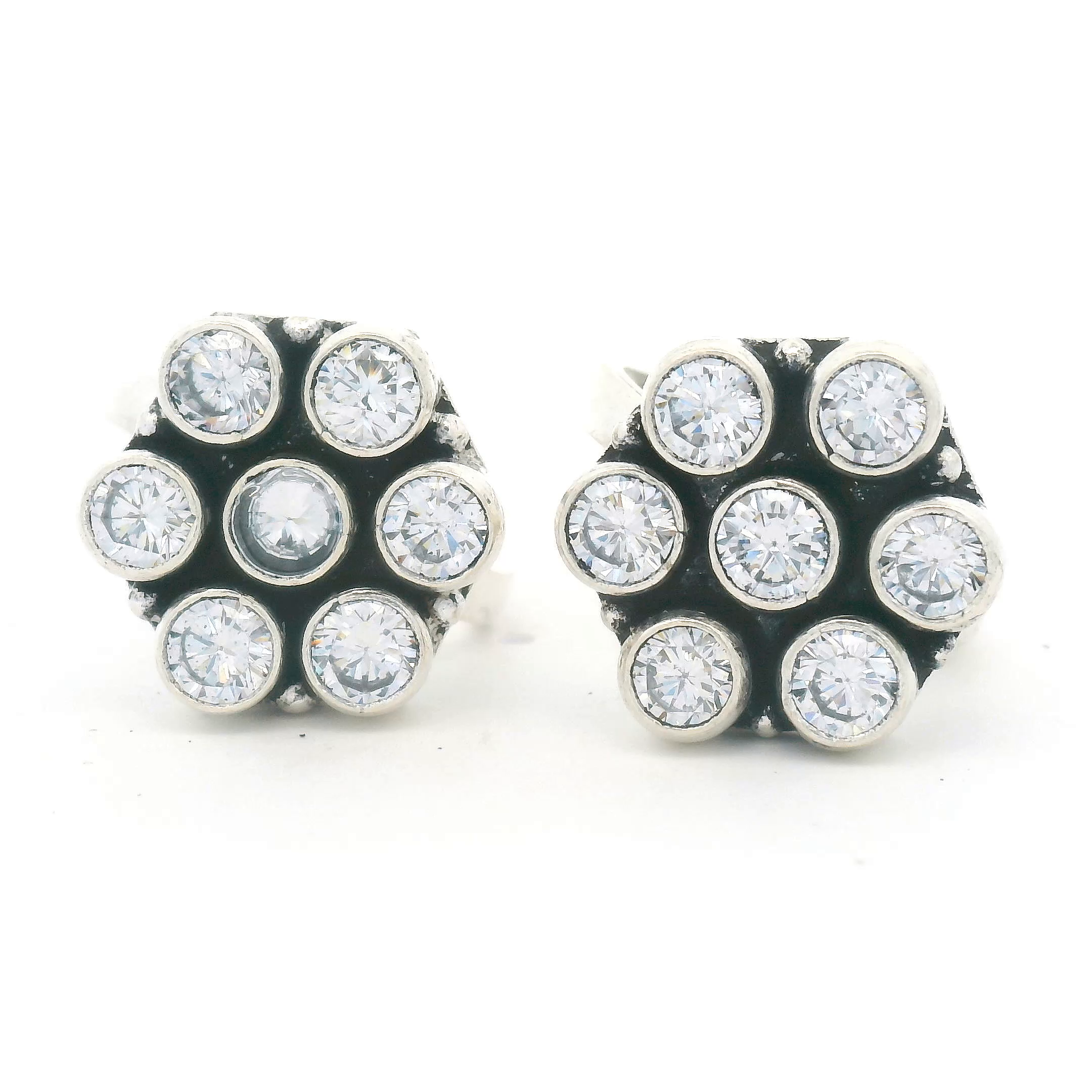 7 Gemstone Silver Toe Rings