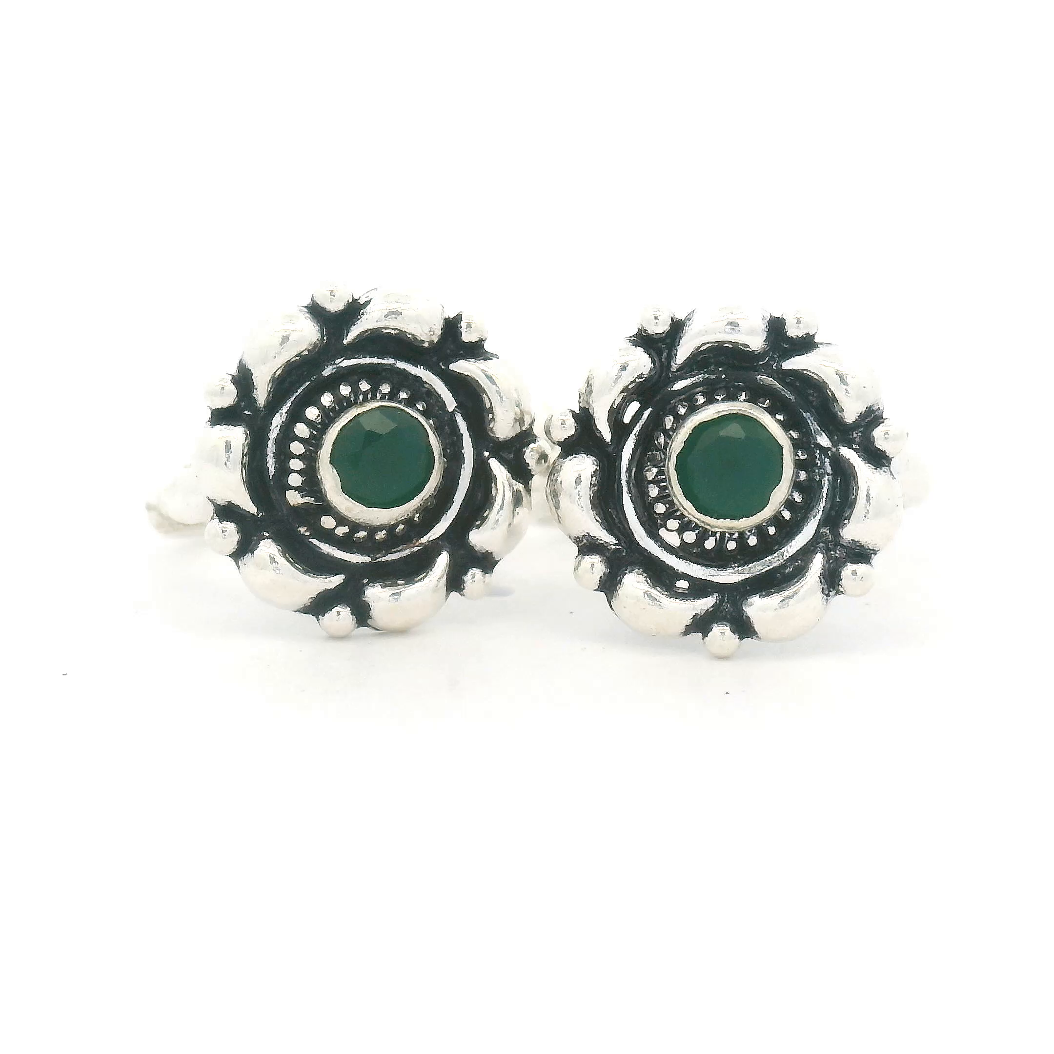 Floral Heritage Oxidised Toe Ring