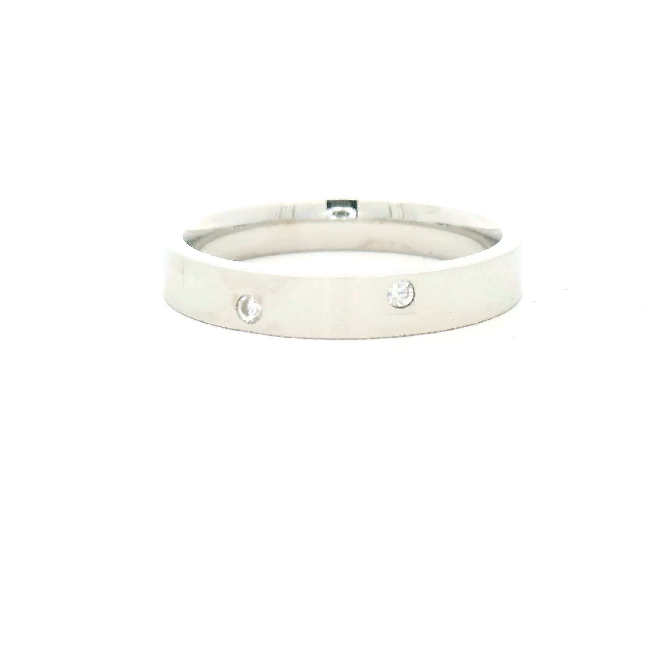 925 Pure Silver Ring with Diamonds