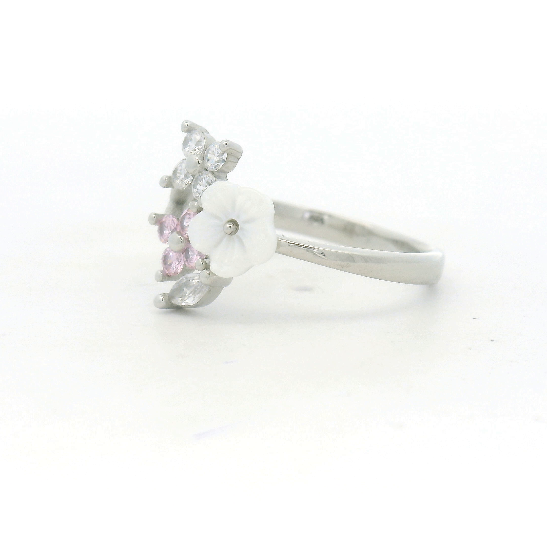 Dual Floral Design Ring