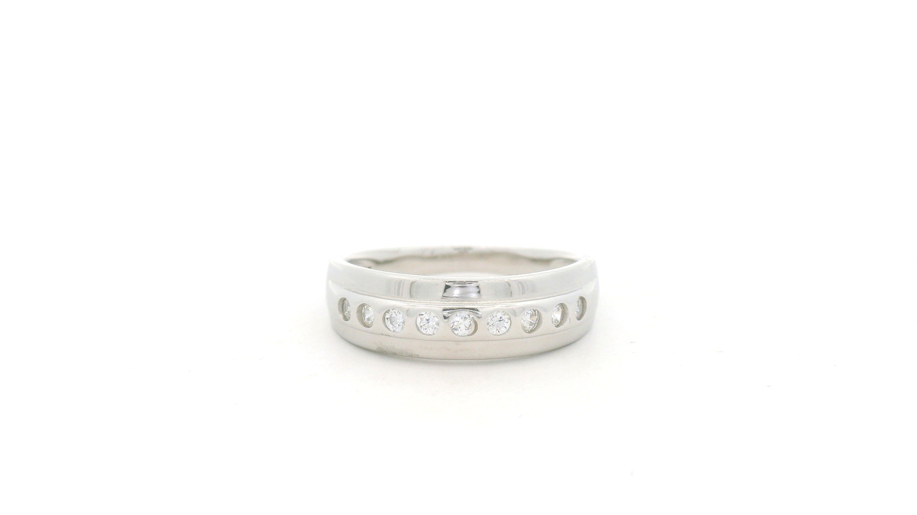 Perfect Silver Ring with Diamonds