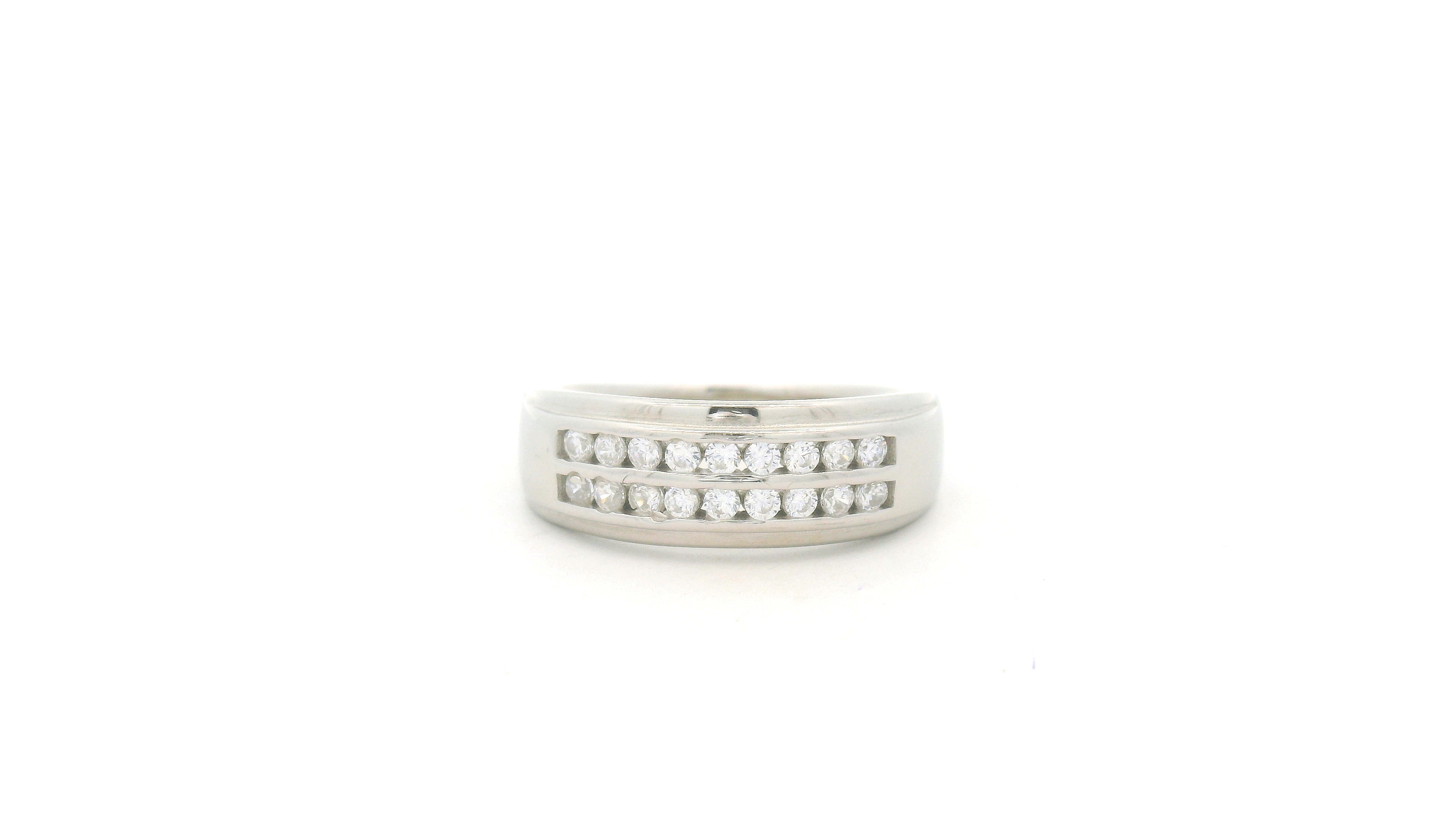 Beautiful Diamond-Studded Men Ring