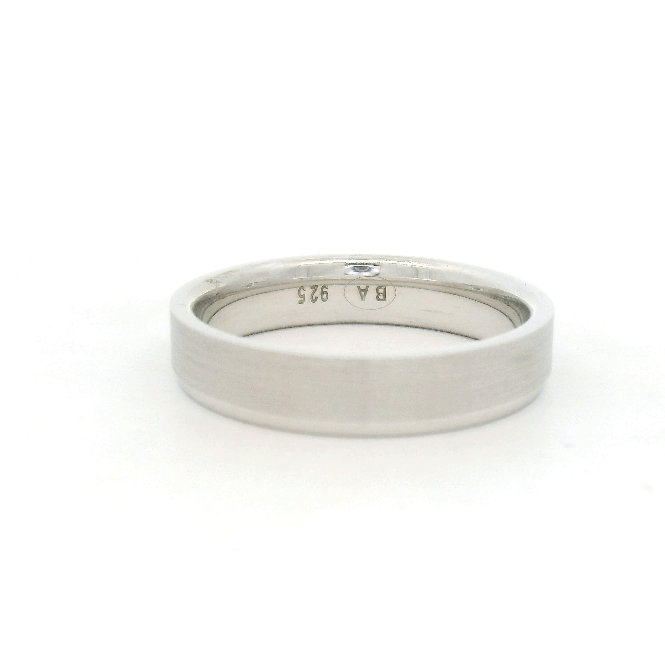925 Silver Band Ring for Boys