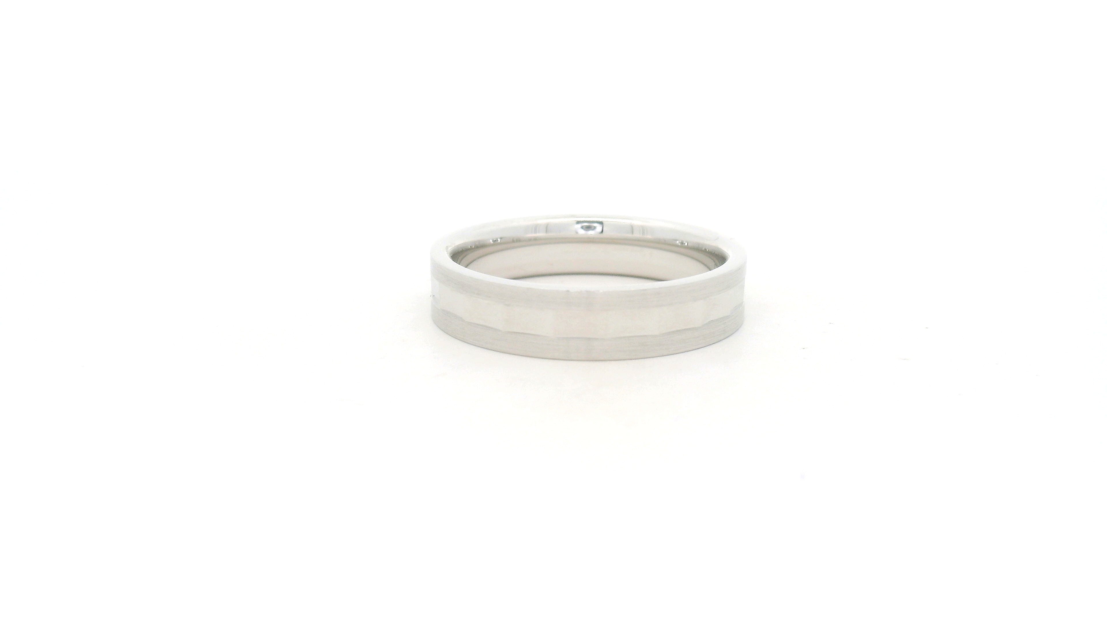 Sleek Modern Silver Boys Ring