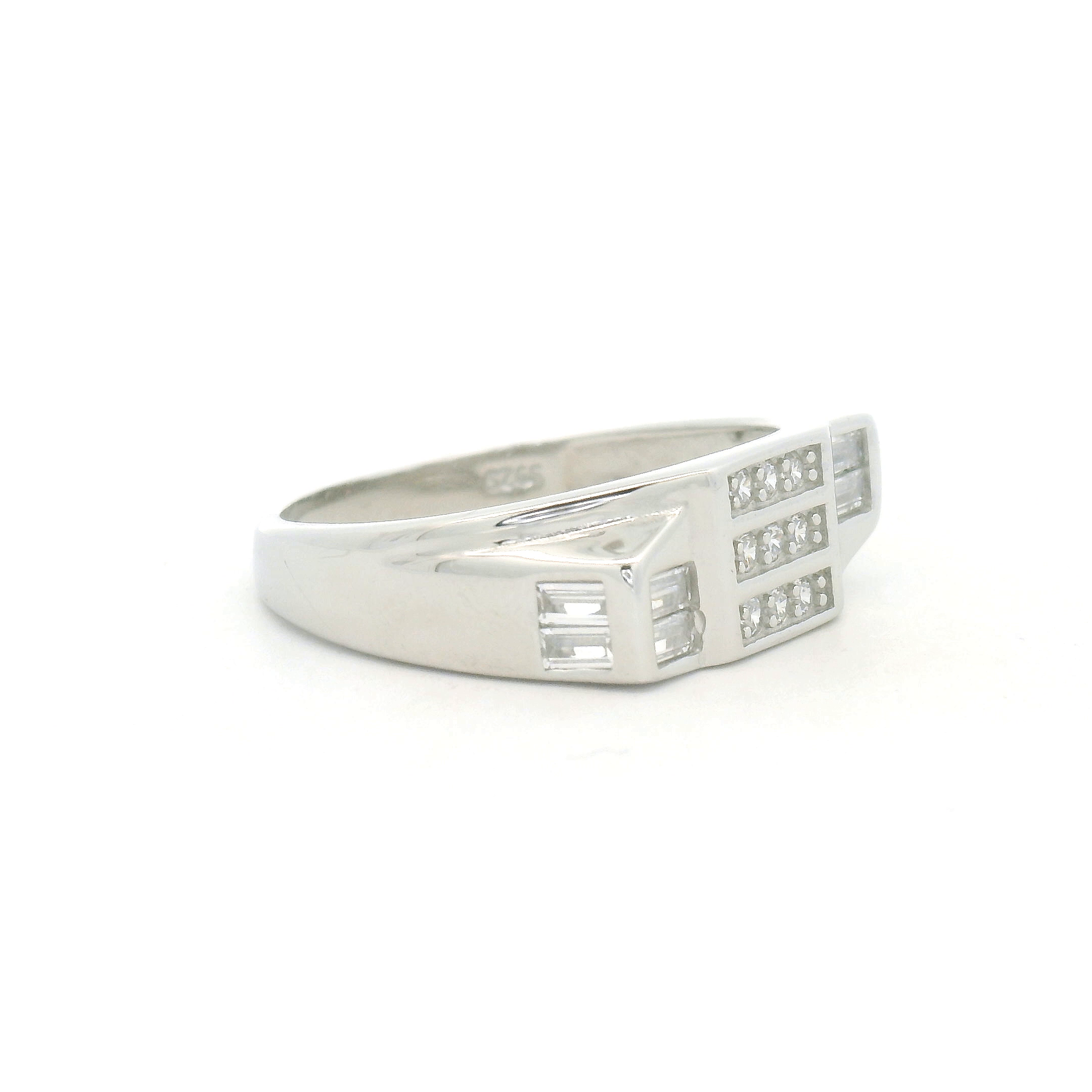 925 Silver Diamond Boys Ring