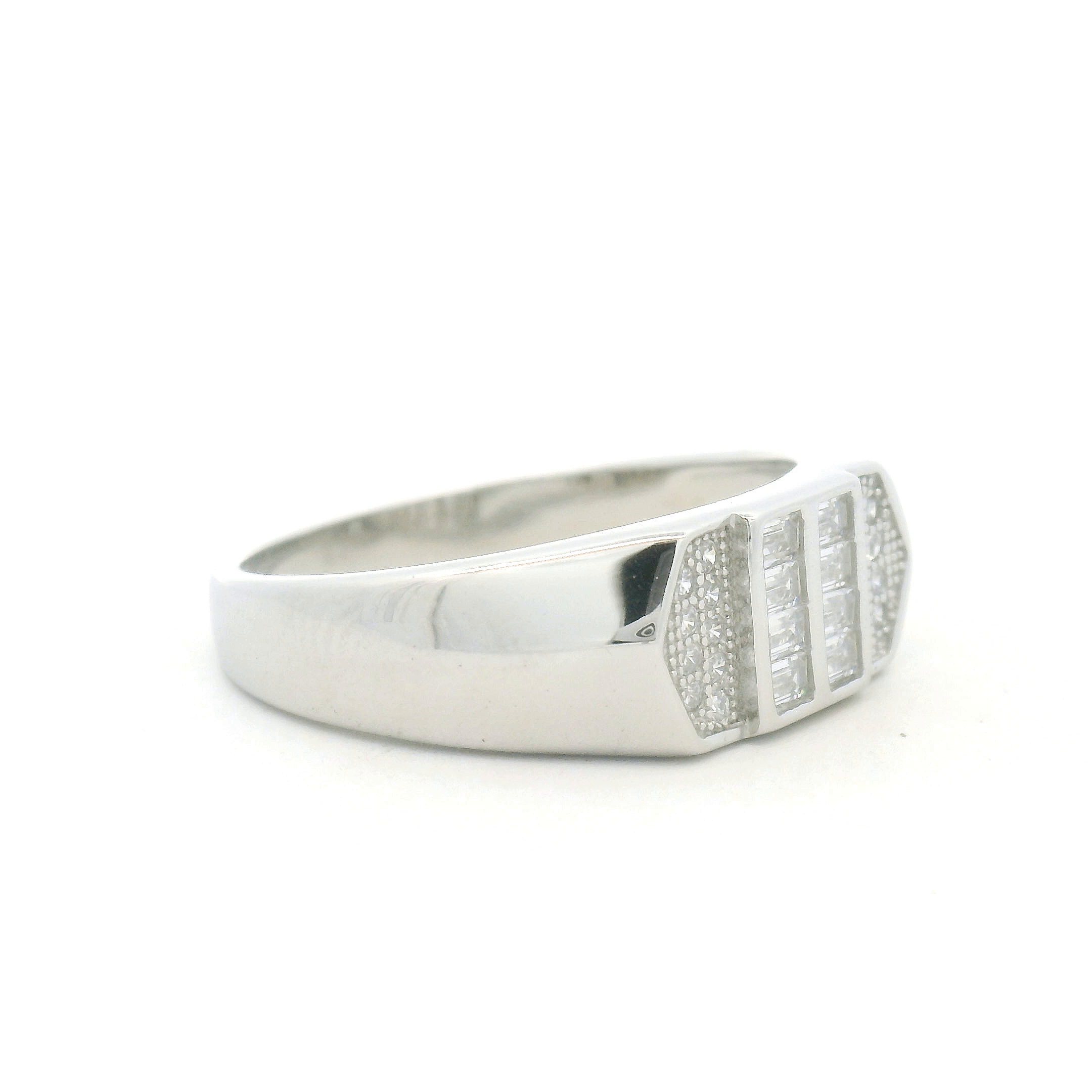 Silver Statement Ring for Men