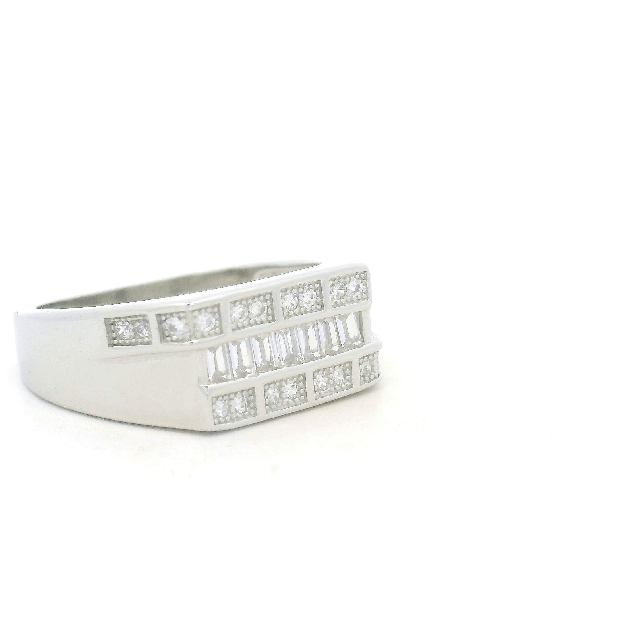 925 Silver Diamond Ring for Men