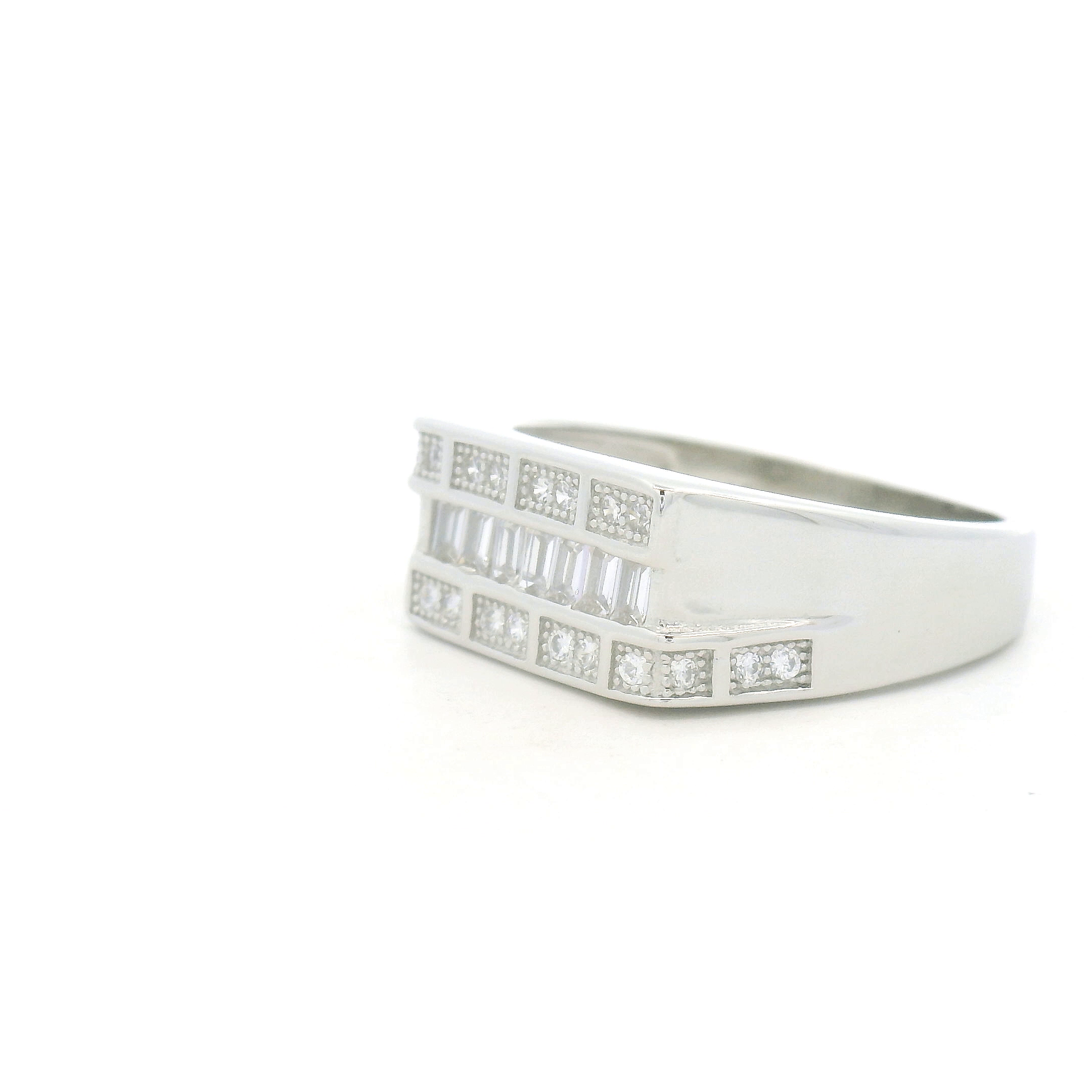925 Silver Diamond Ring for Men