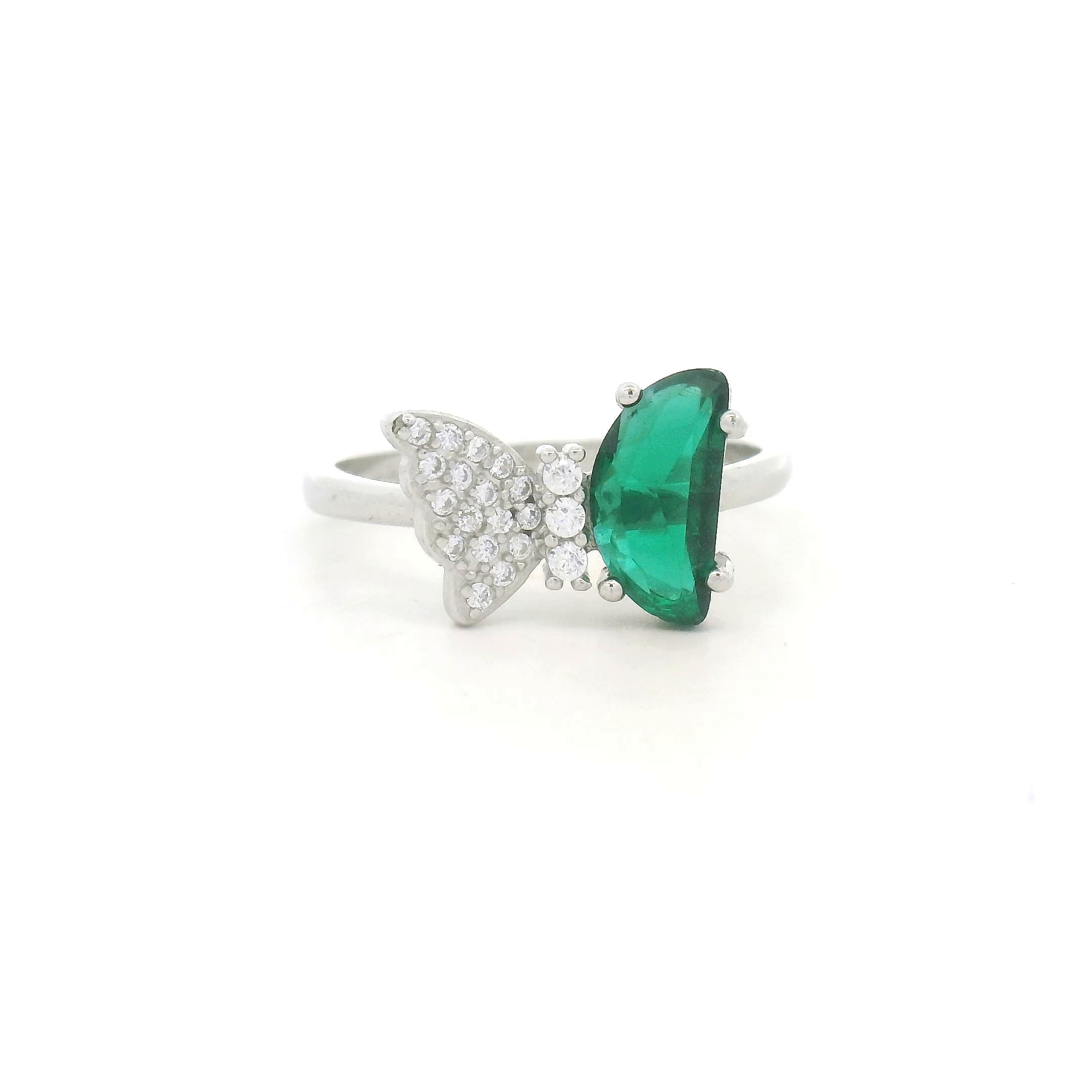 Emerald and Diamond Ring