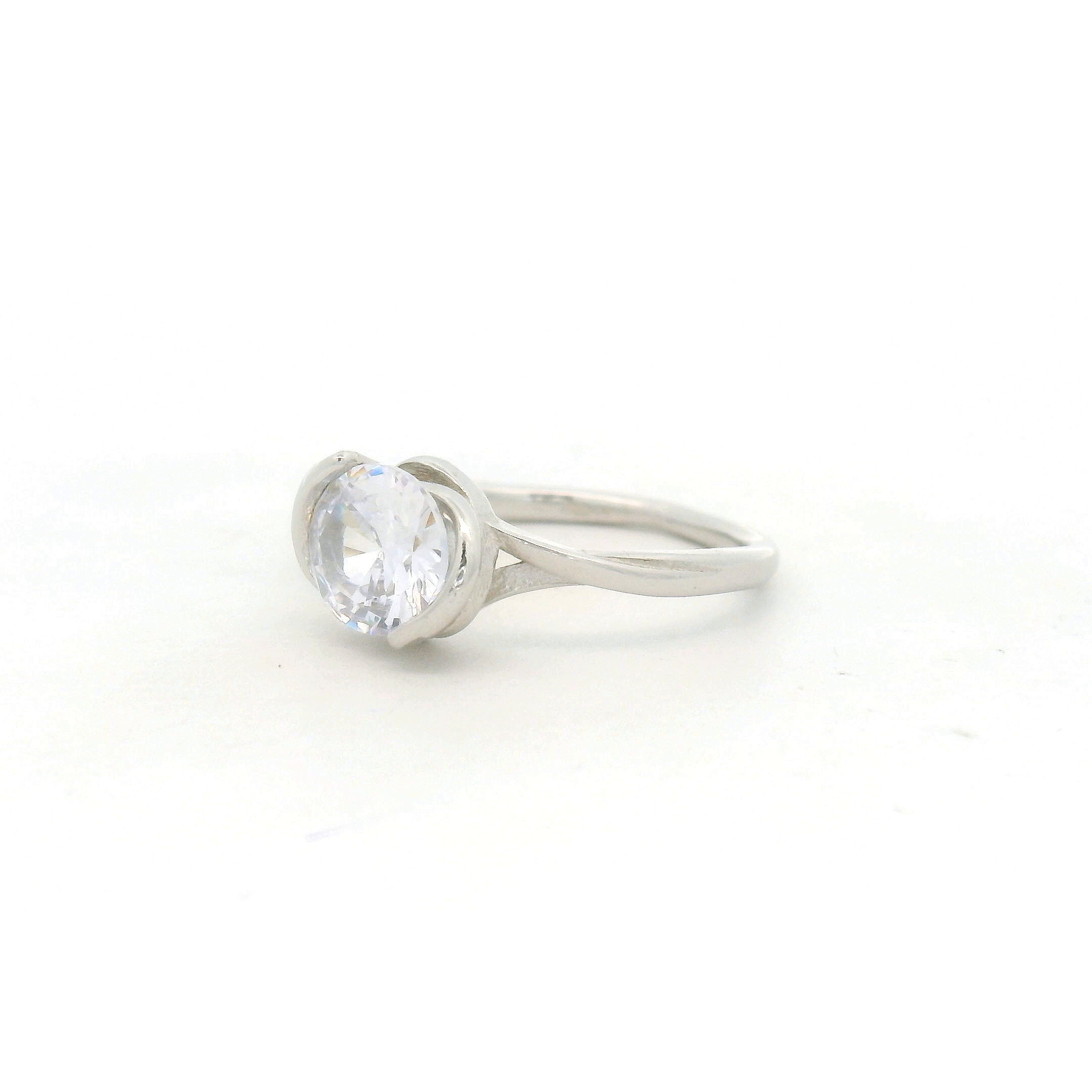 Oval Diamond Ring with Gemstone