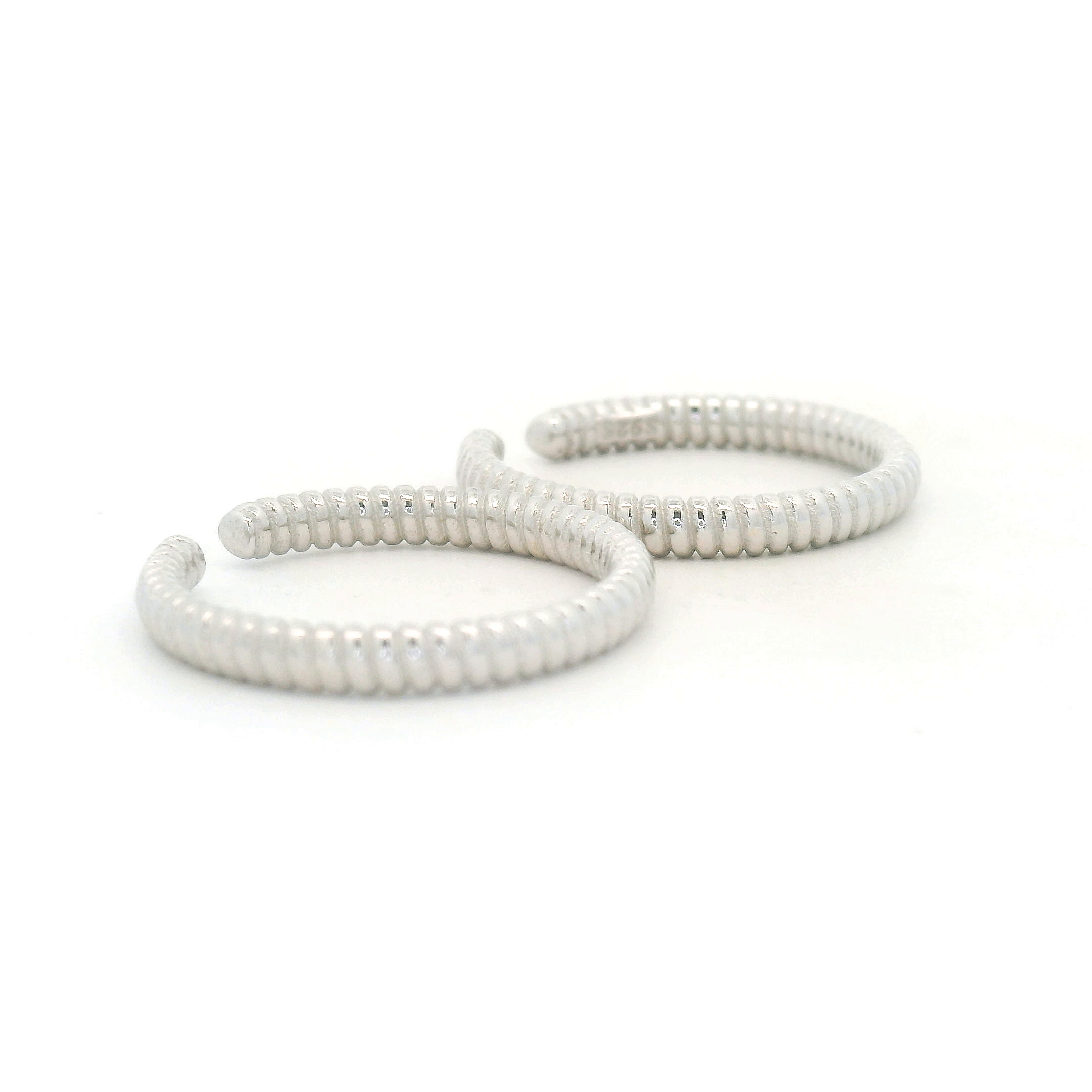 Elegant Silver Toe Rings Set