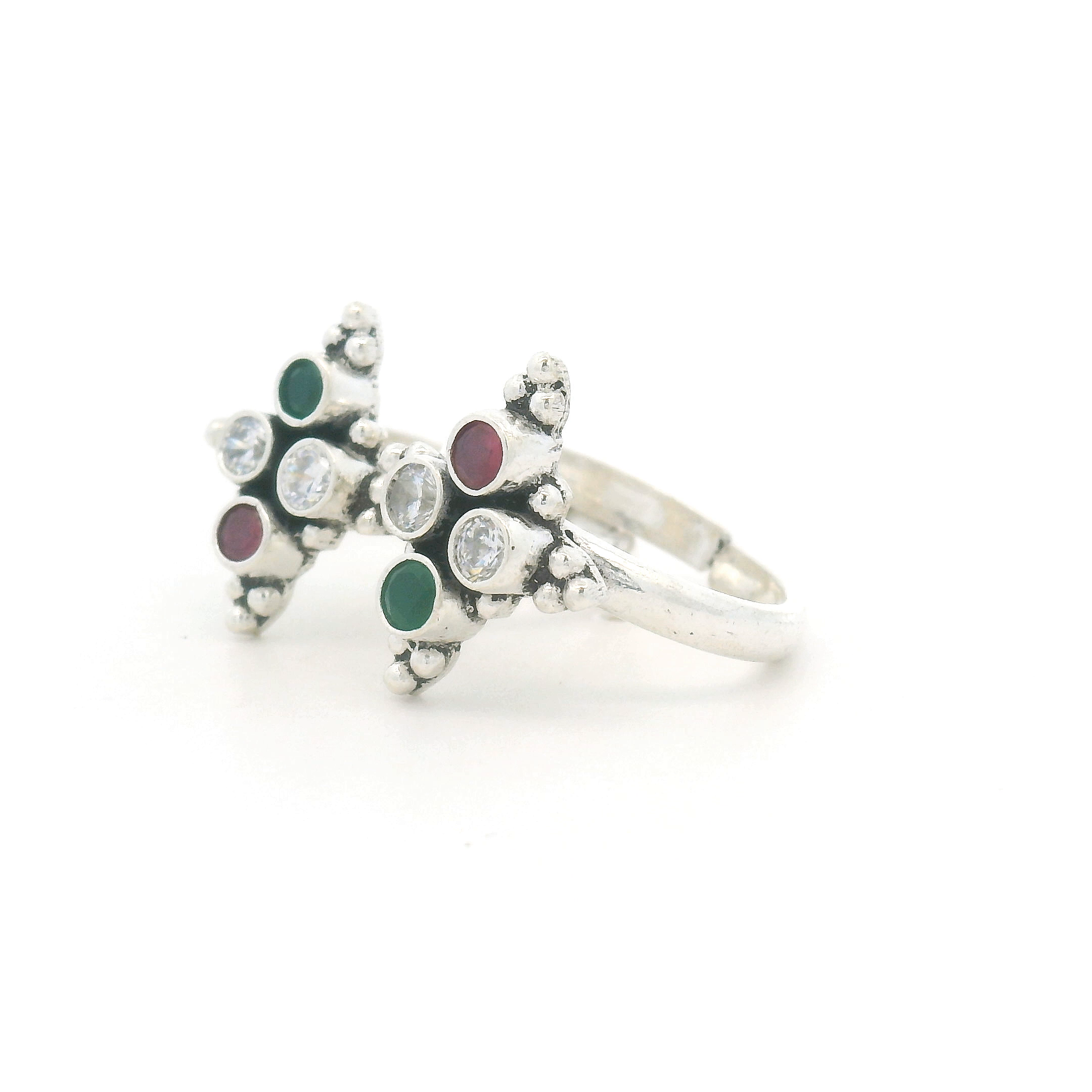 Elegant Silver Star Toe Ring