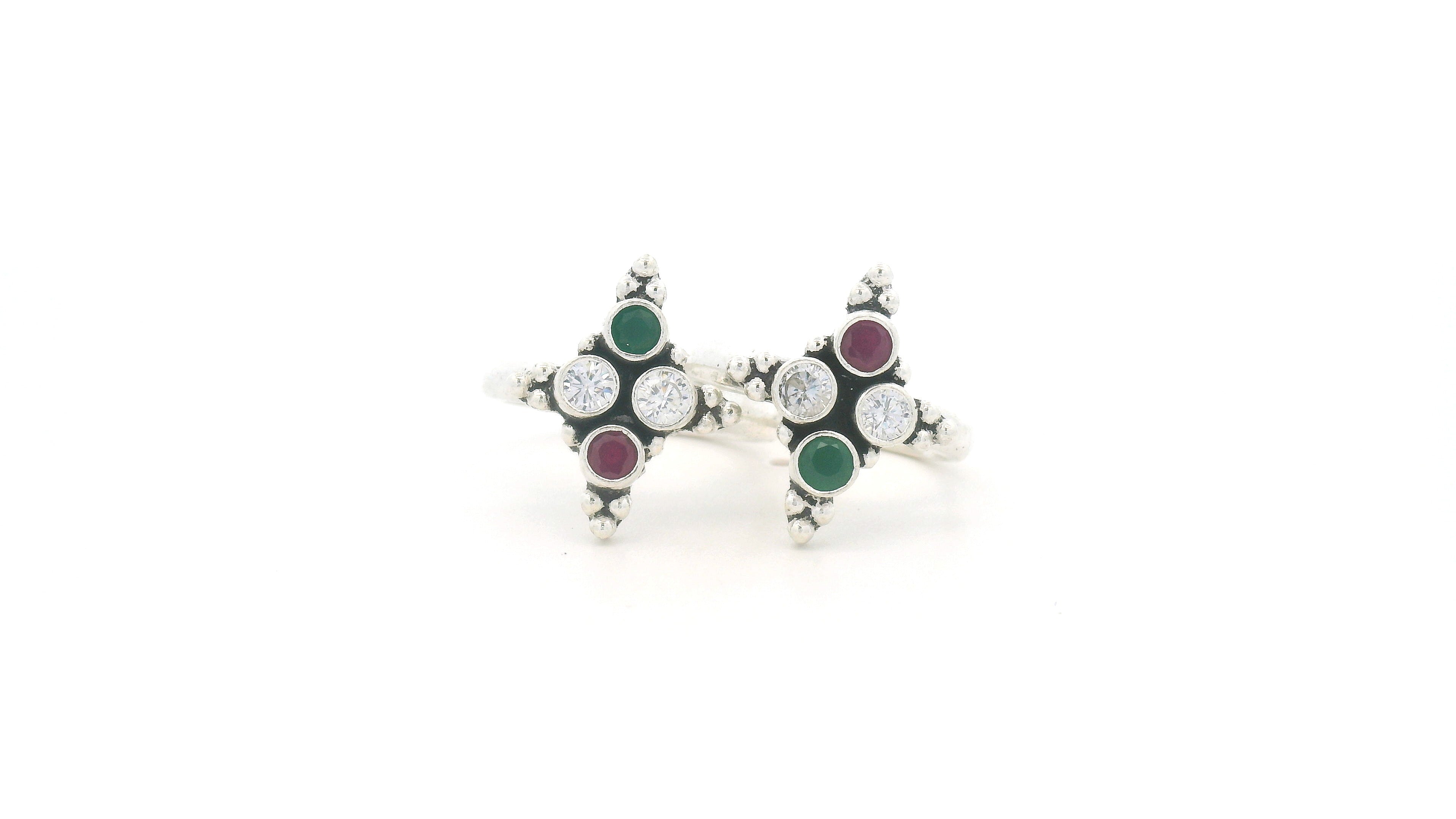 Elegant Silver Star Toe Ring