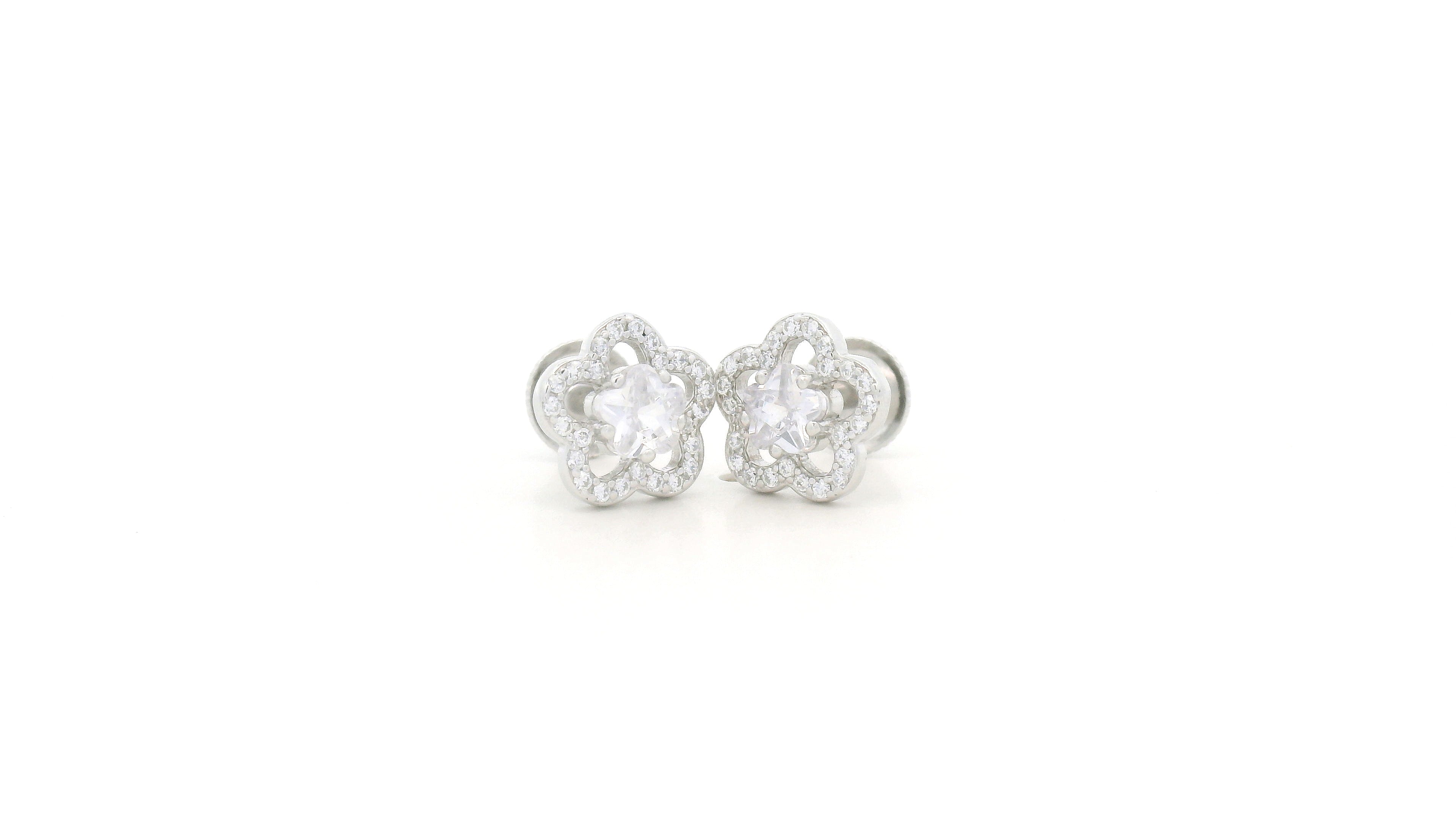 Silver Star Stud Earring