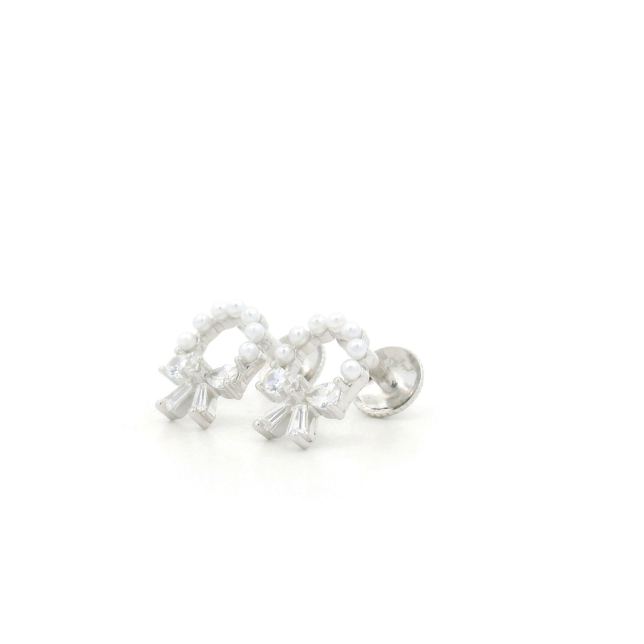 925 Silver Stud Earrings for Girls