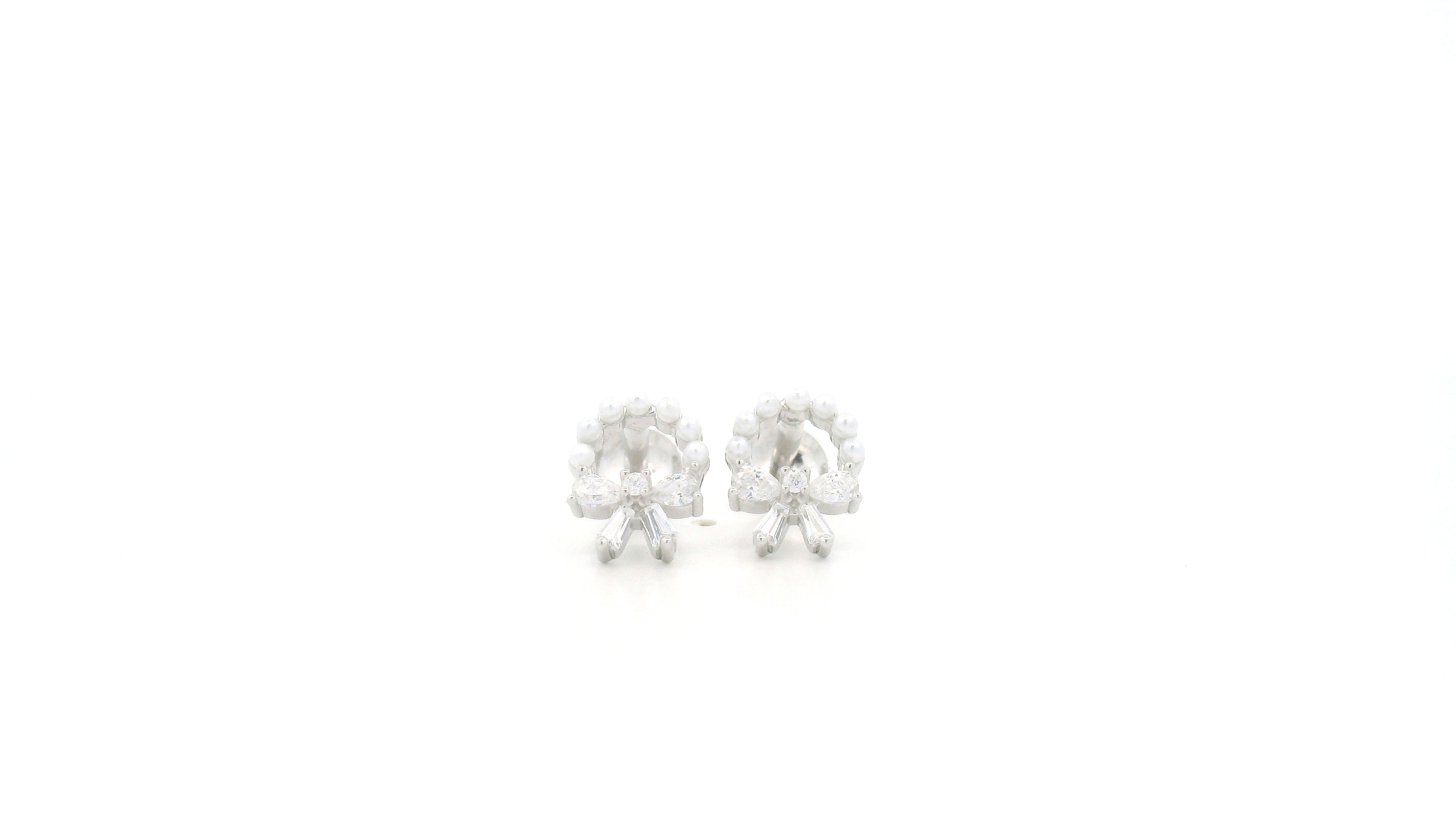 925 Silver Stud Earrings for Girls