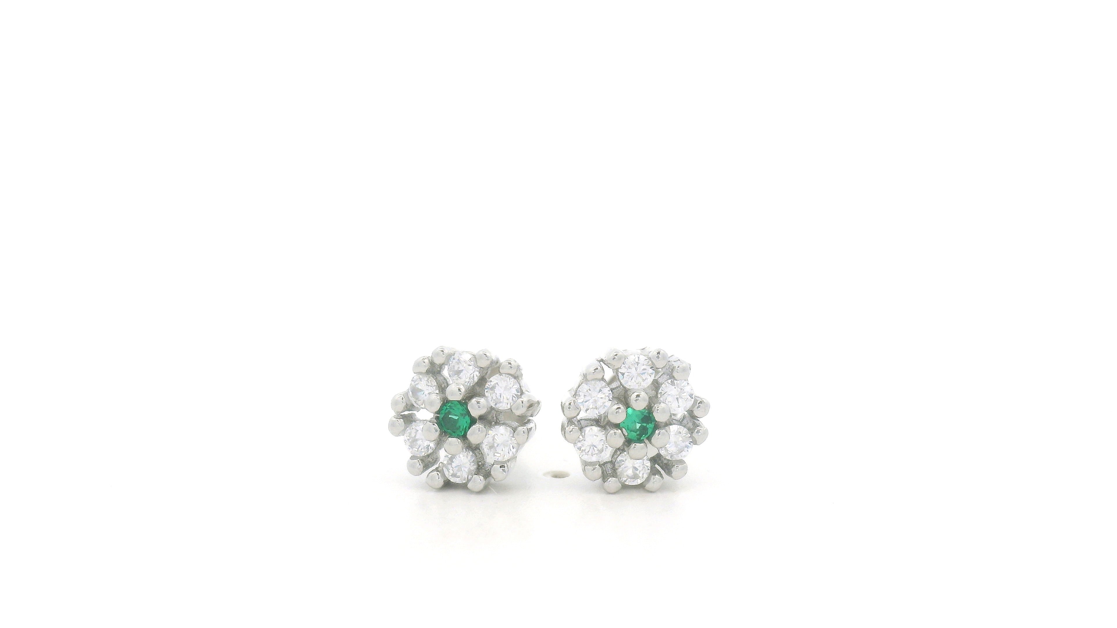 925 Sterling Silver Marigold Stud Earrings – Unique Floral Jewellery
