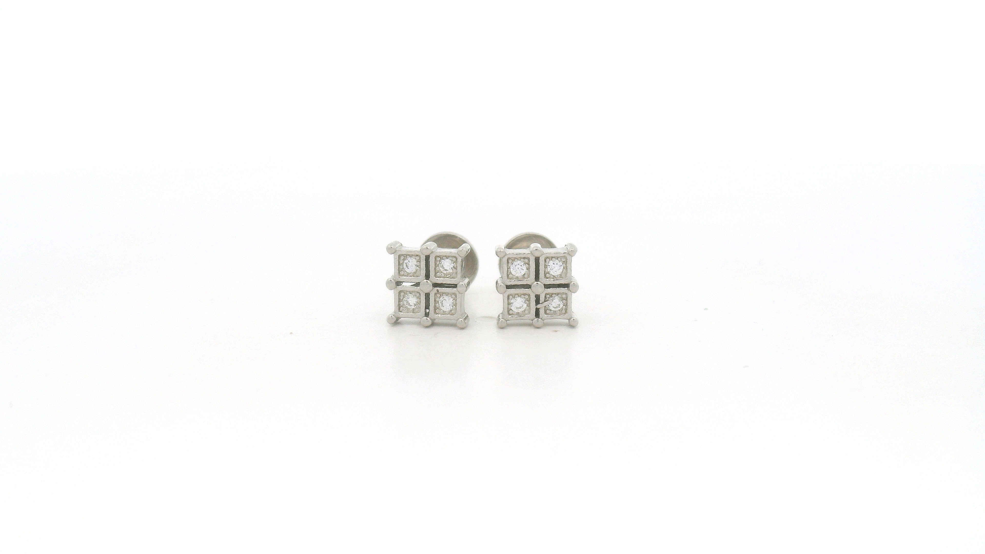 Traditional Silver Stud Earrings for Women – Ethnic Charm
