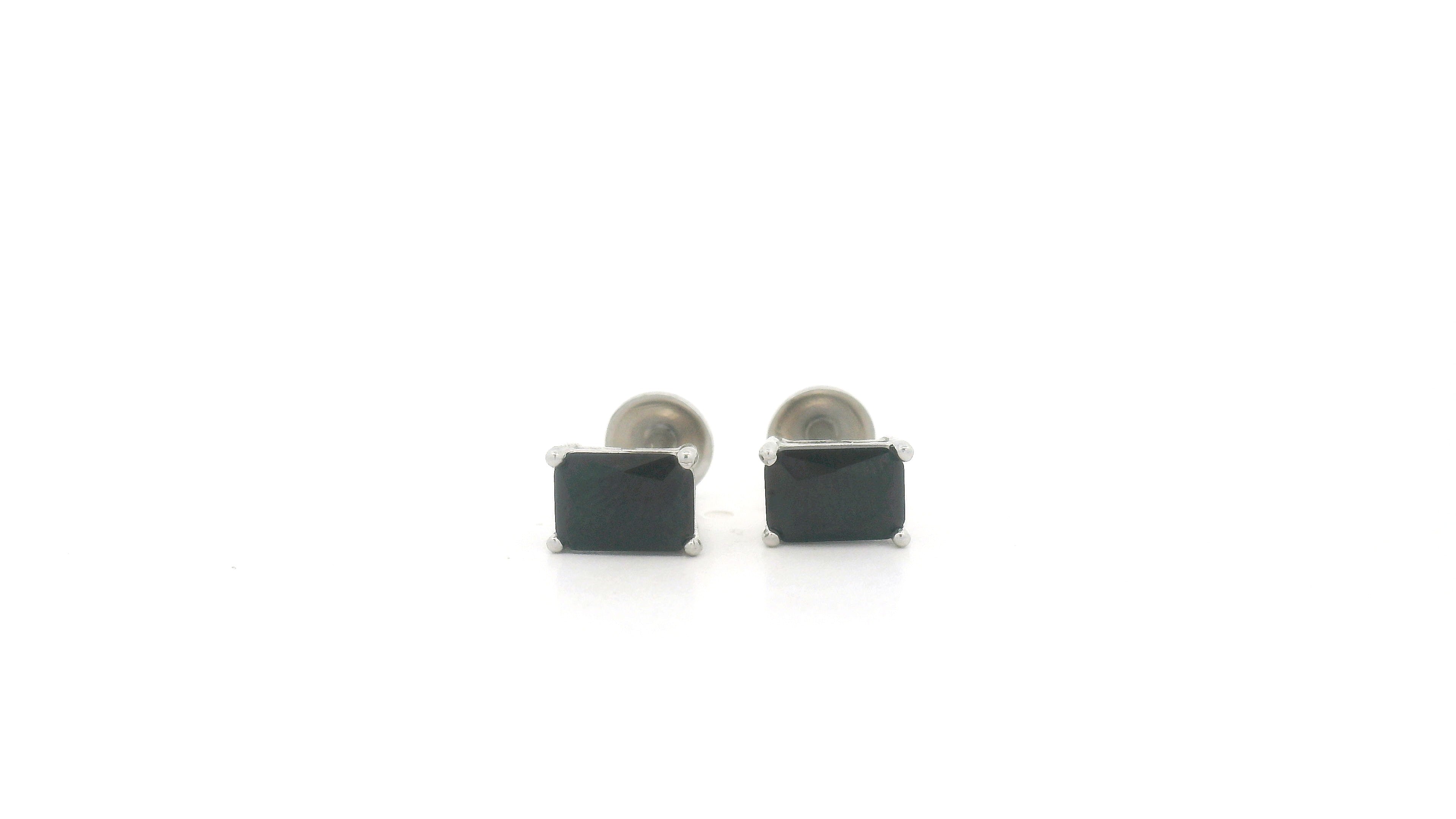 Black Stone Earrings