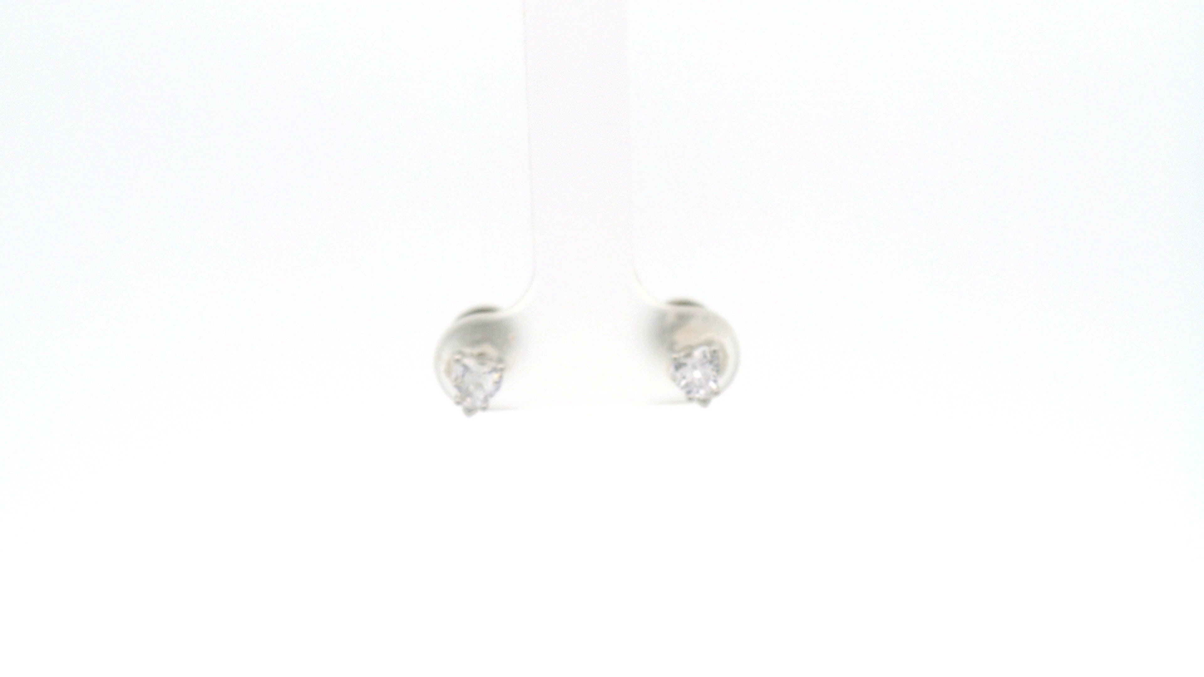 Silver Womens Earrings with Sparkling Stones