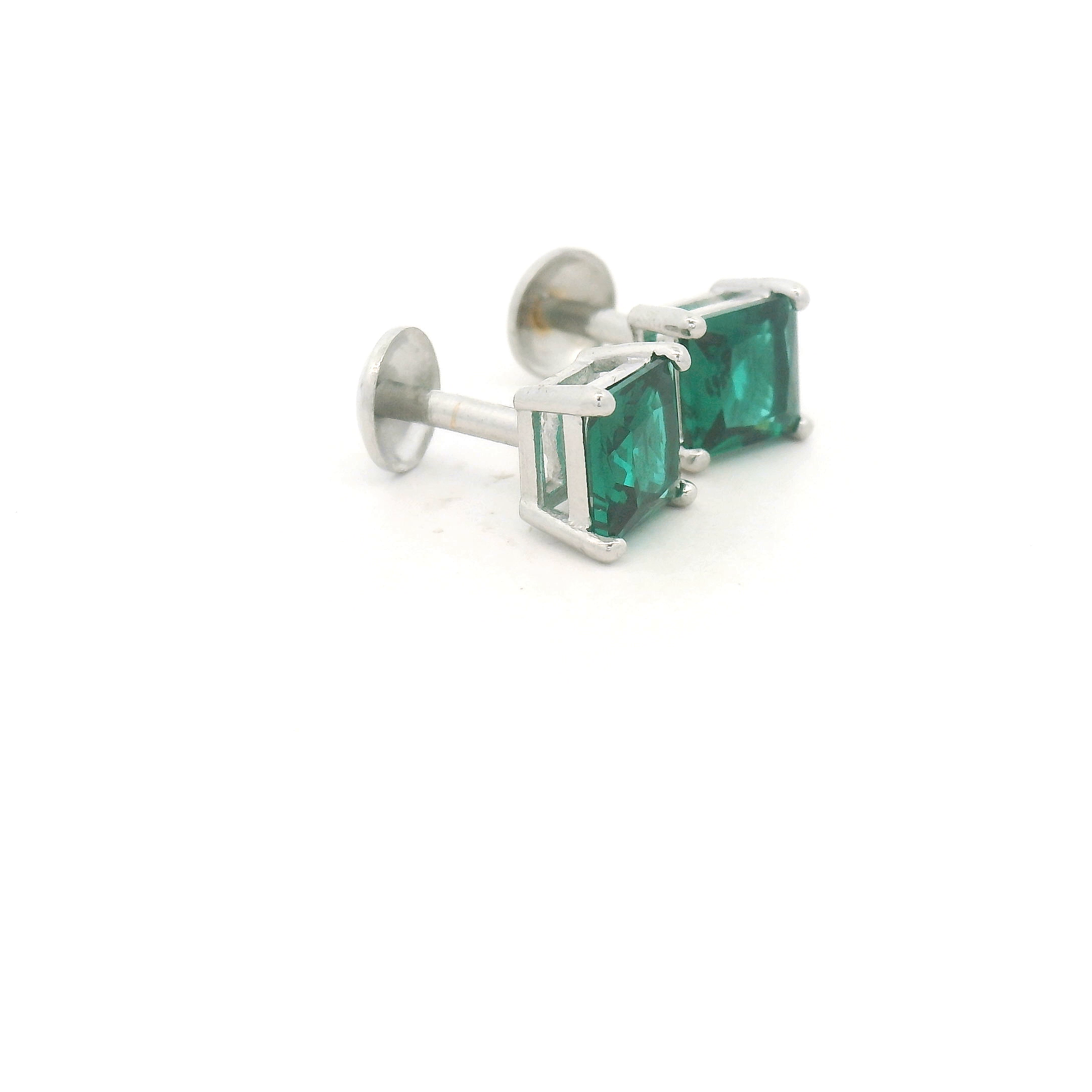 Emerald Stud Earrings