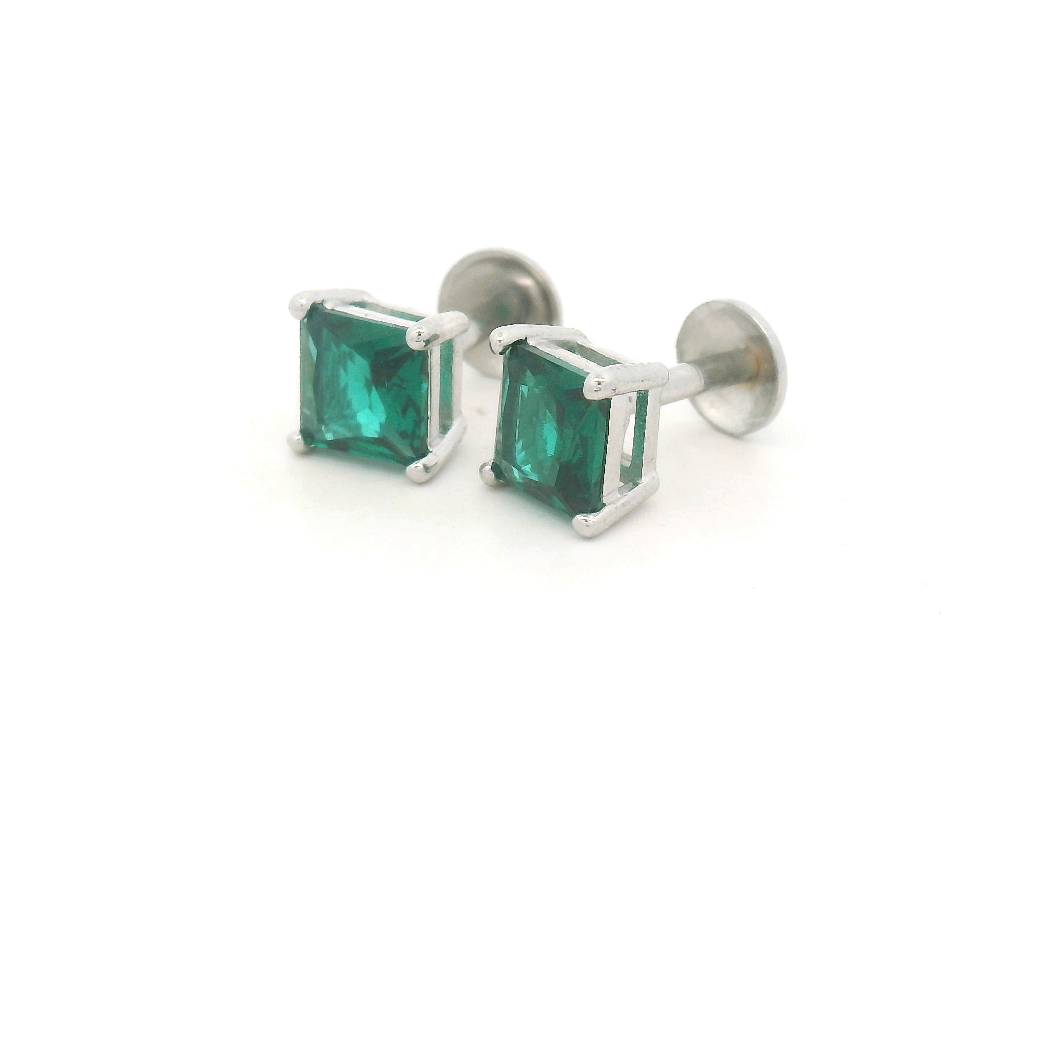 Emerald Stud Earrings